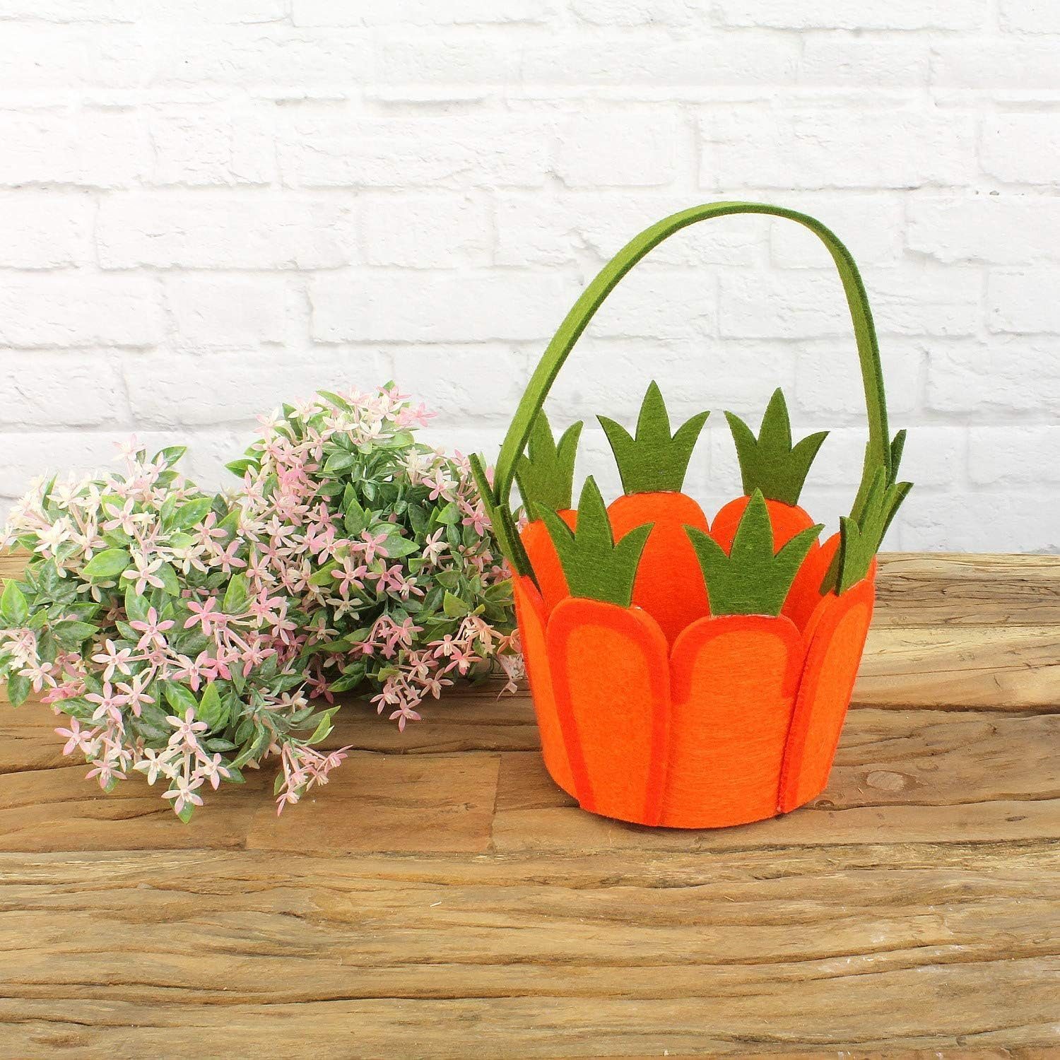 Macosa Home Osternest Ostertasche Geschenktasche, mit Henkel Tasche Osterfilztäschchen Geschenkkorb Osterkorb