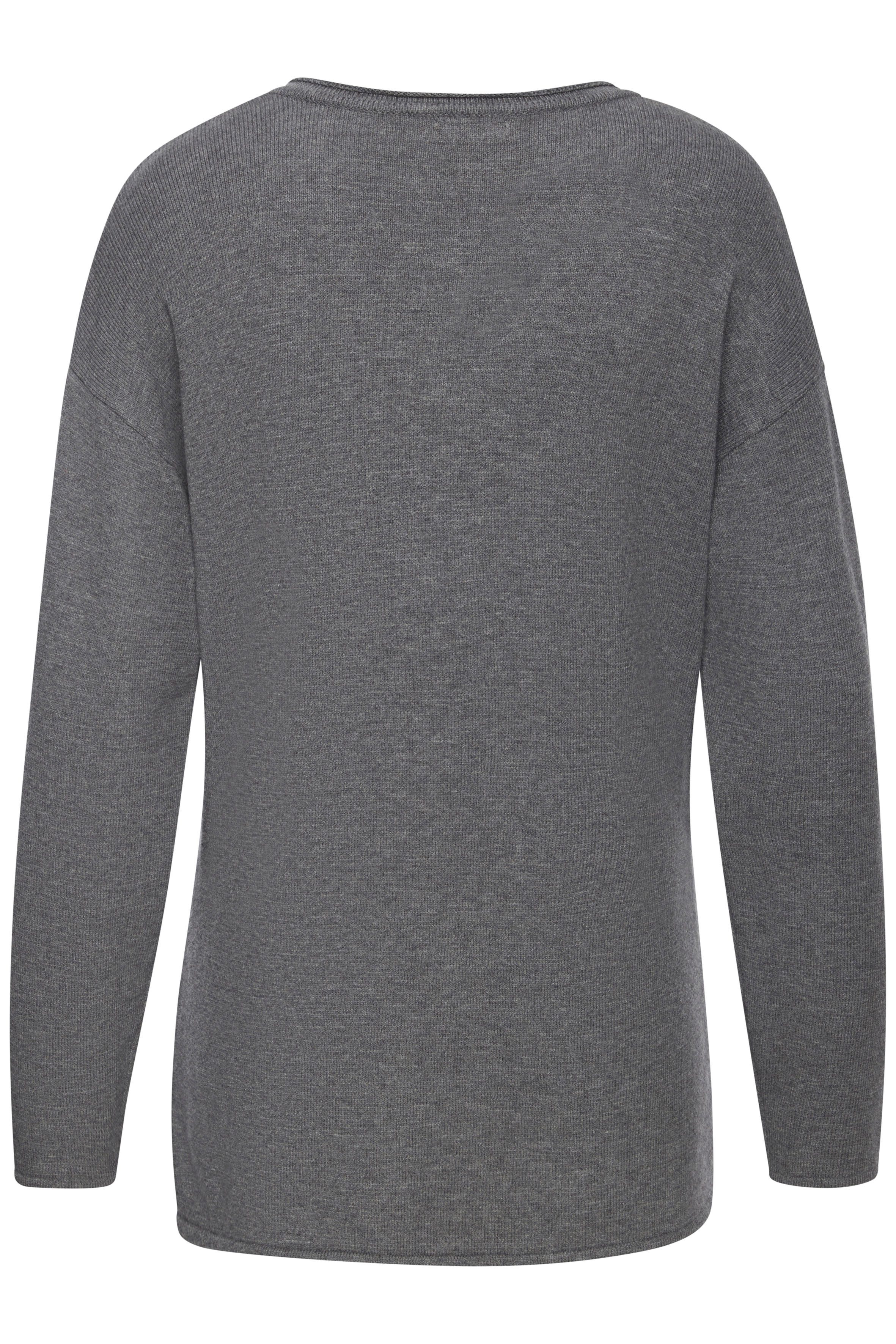 LASCANA Strickpullover lässiger Loungepullover mit seitlichen Schlitz, Loungewear