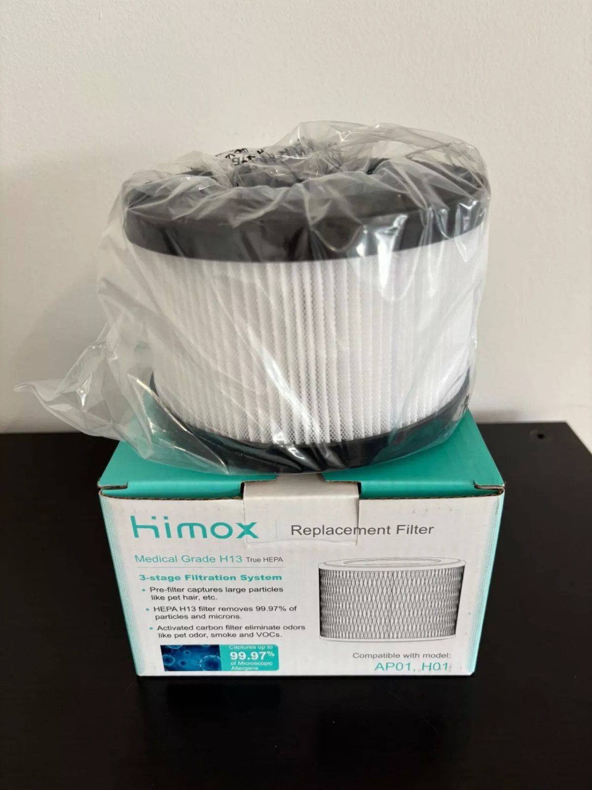 Himox Ersatzfilter Himox Ersatzfilter H01/AP01 Luftreiniger H13 HEPA 3-Stufen-Filtration