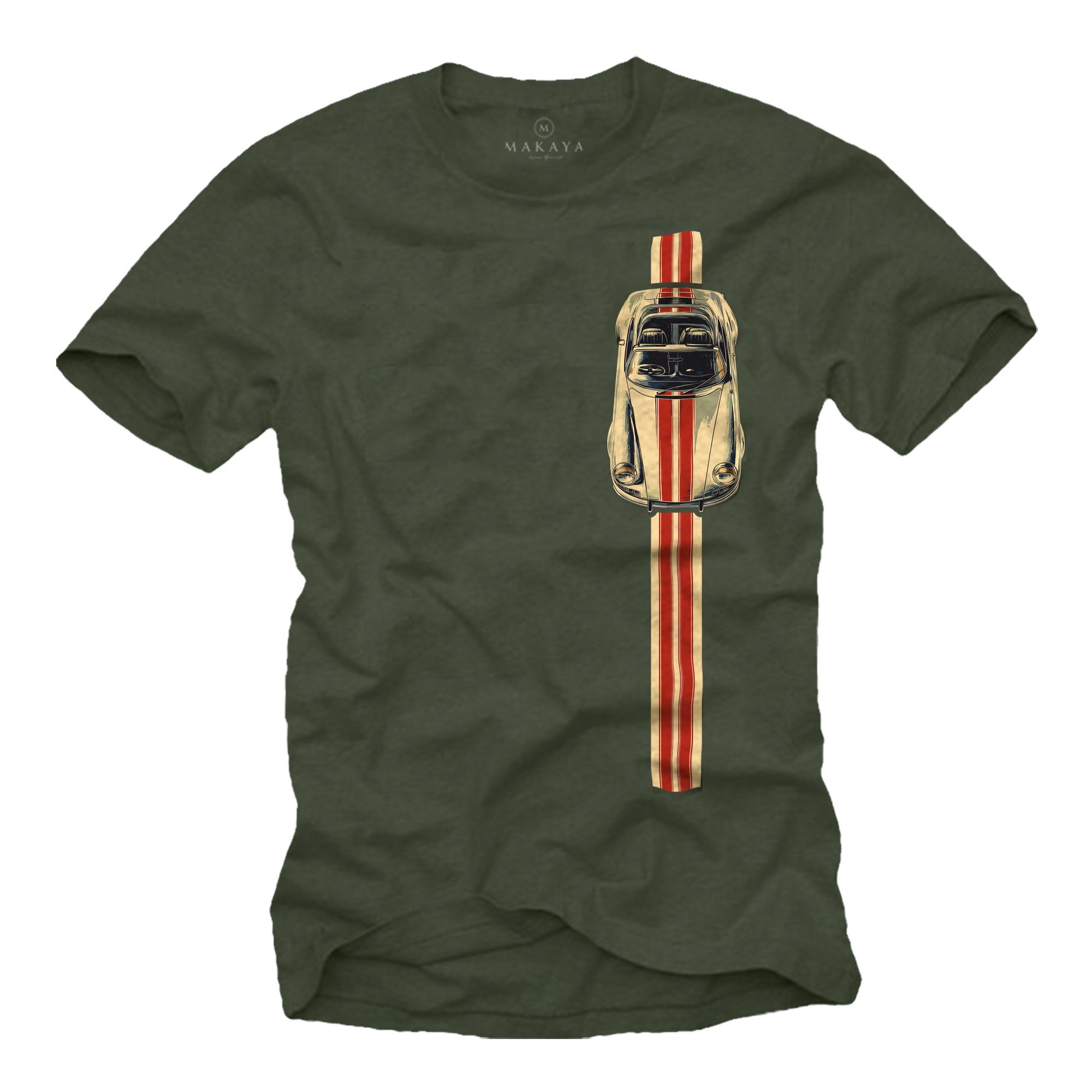T-Shirt Motorsport Männershirt mit Auto Design – Geschenk für Männer