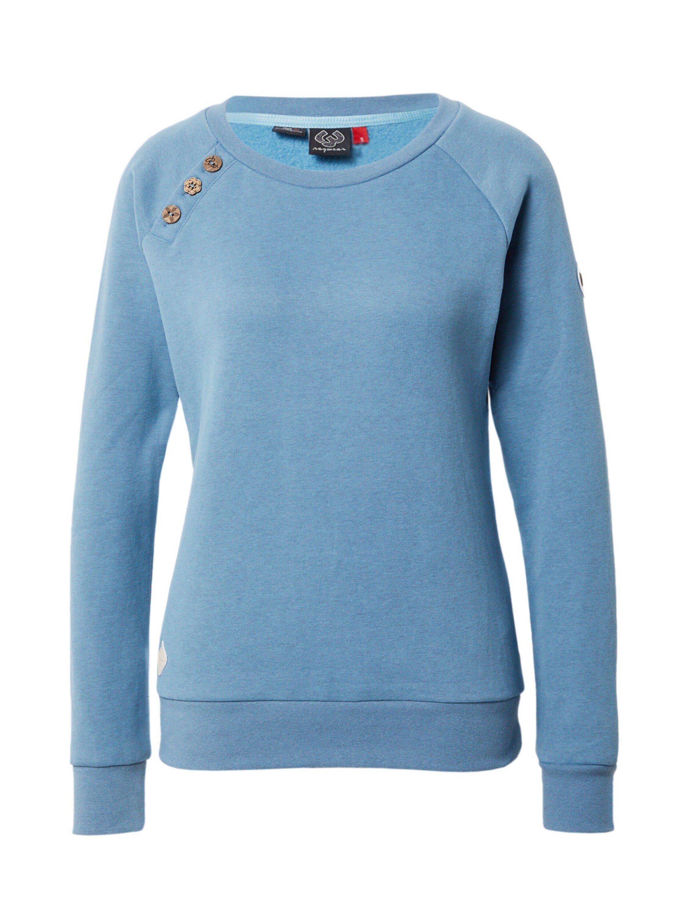 DARIA (1-tlg) Details Ragwear Sweatshirt Aqua 2221_2035 Plain/ohne