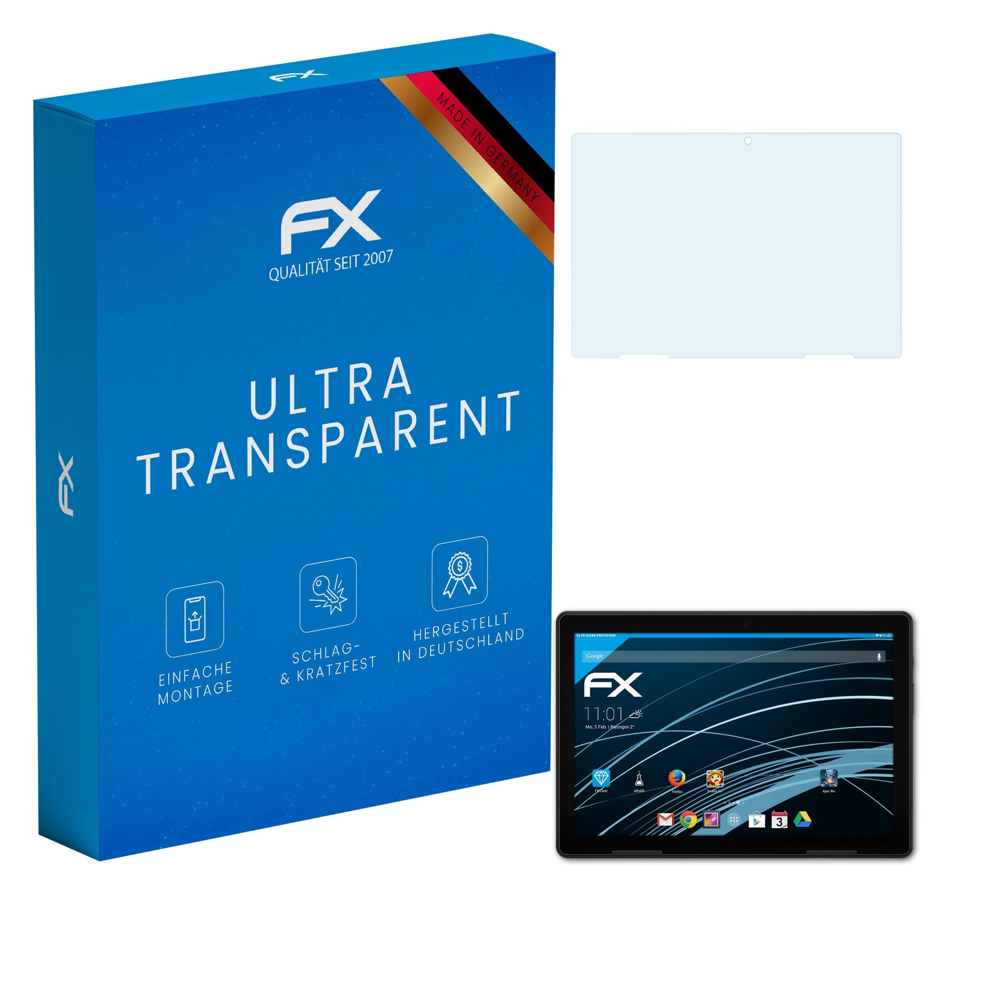 Schutzfolie Displayschutz für Medion LIFETAB E10703