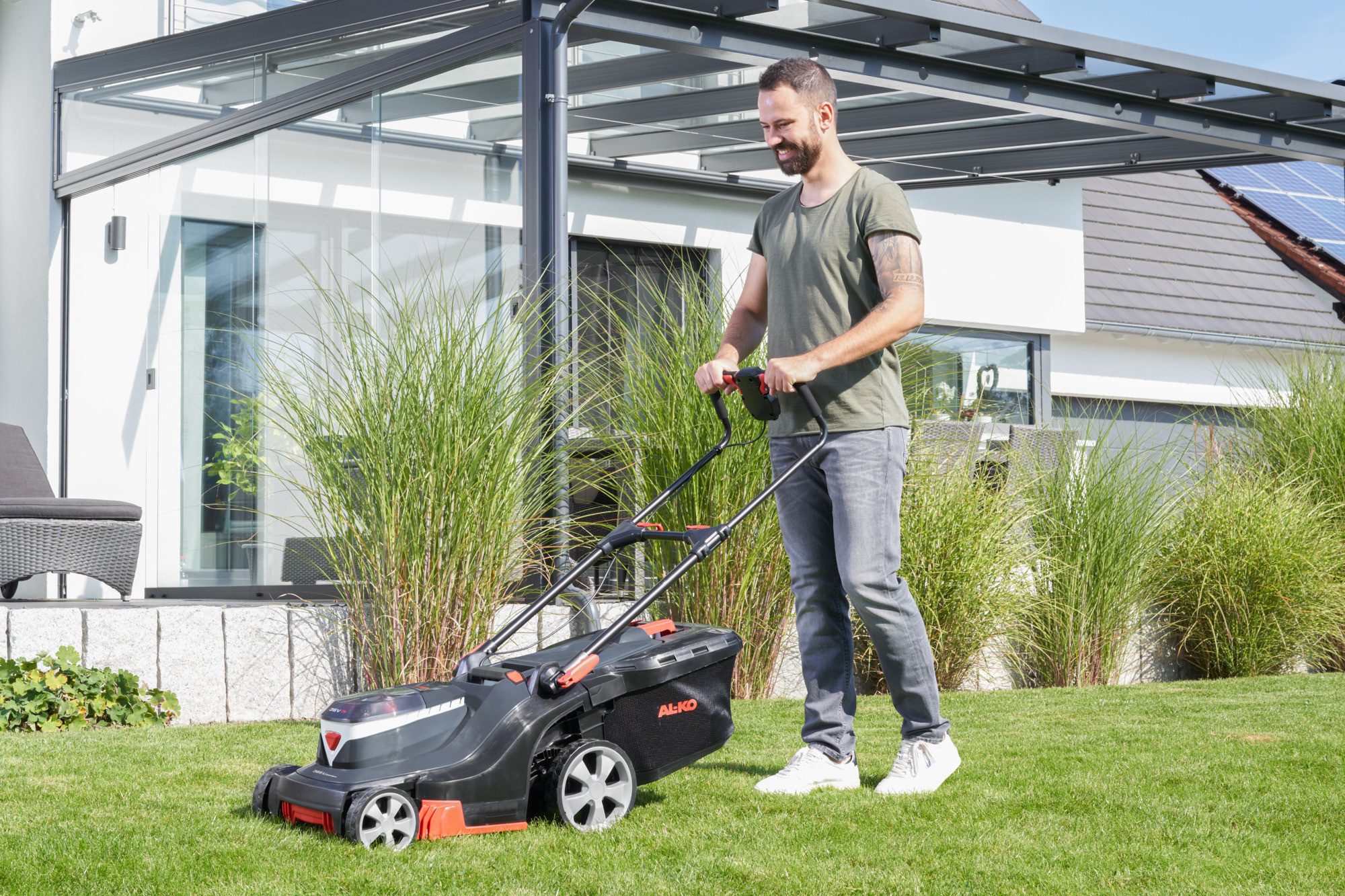 AL-KO Akkurasenmäher 385 Li Premium, 38 cm Schnittbreite, inkl. Akku und Ladegerät