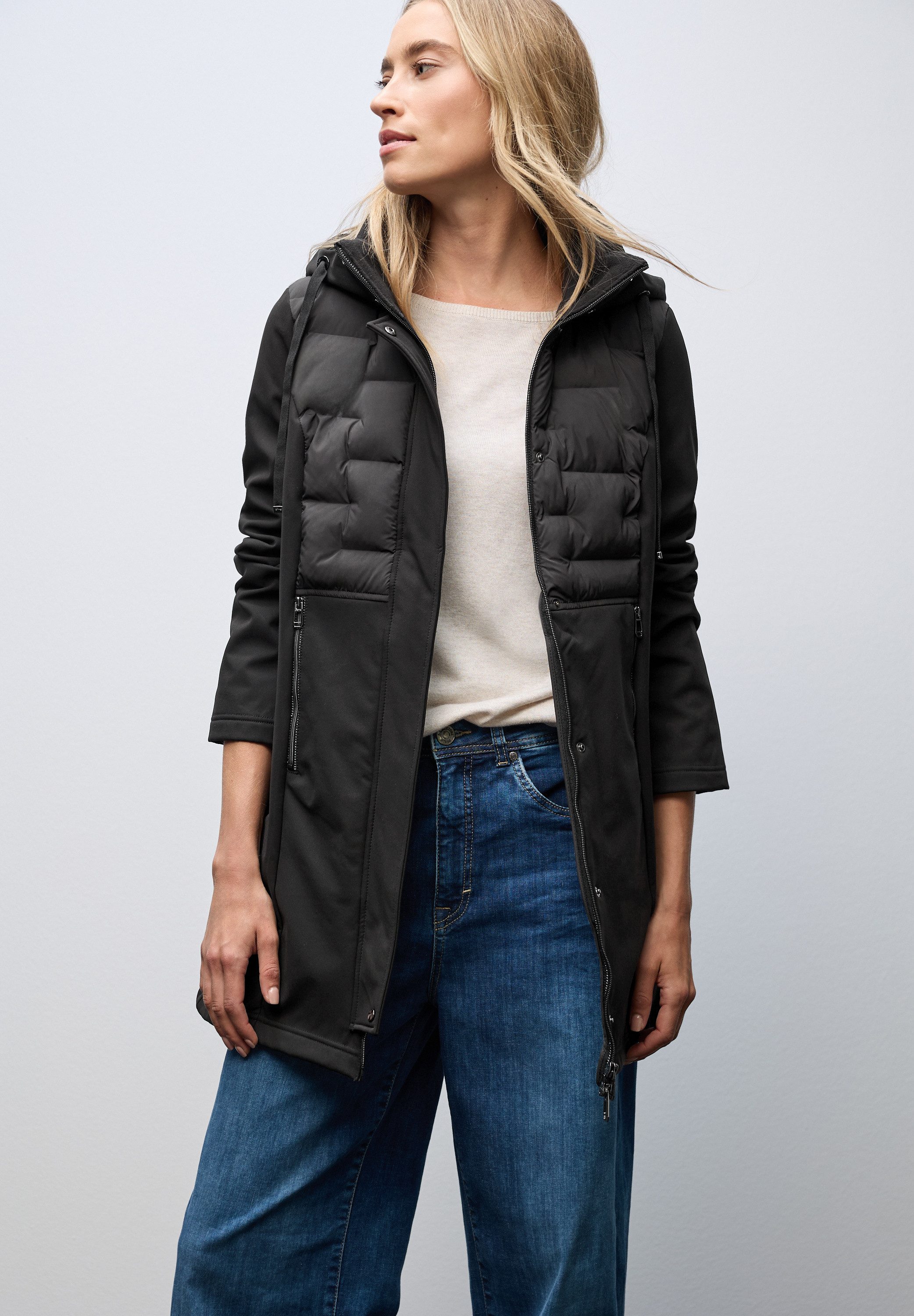 STREET ONE Softshelljacke mit Details und günstig online kaufen