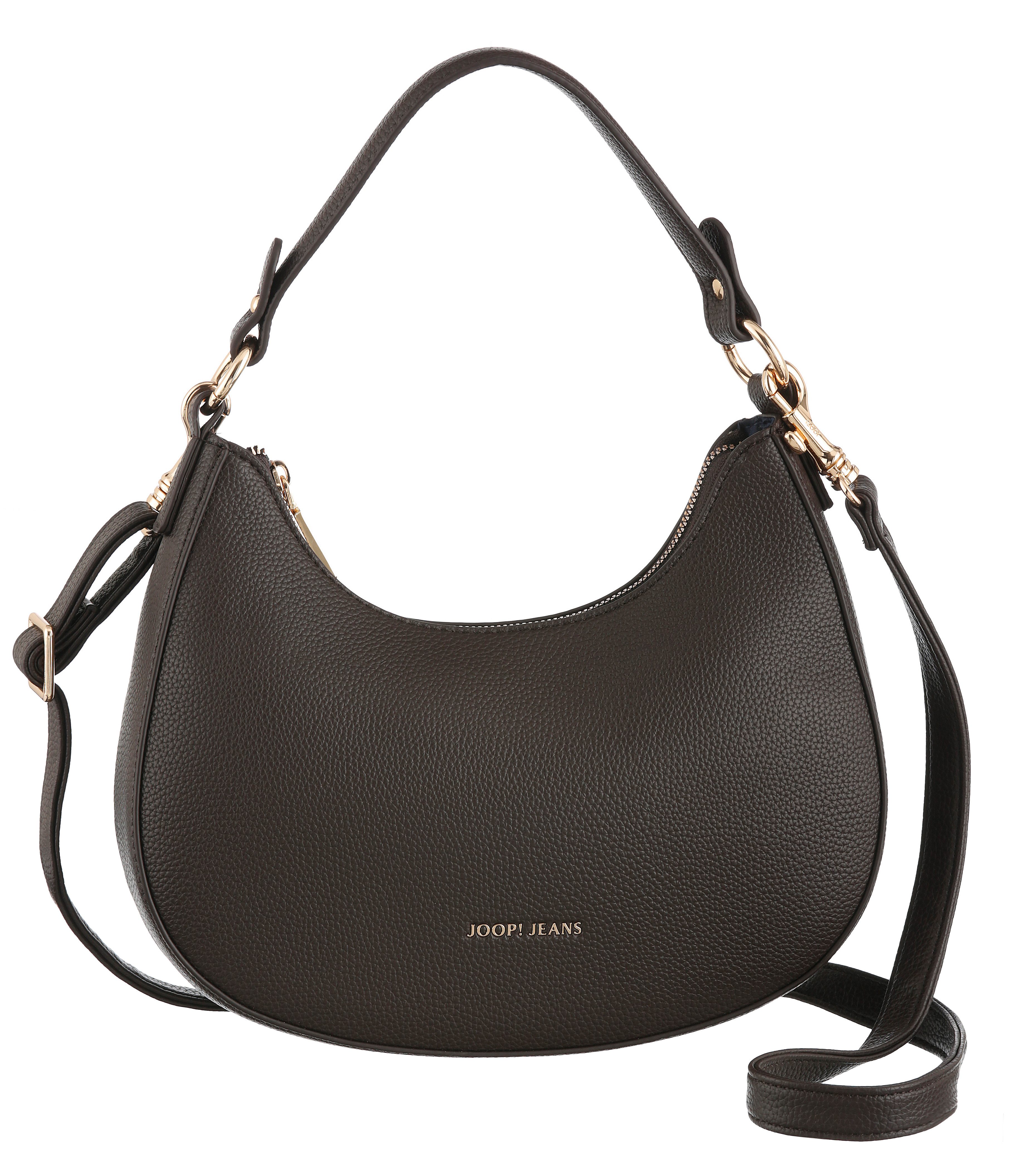 Joop Jeans Hobo salve aja hobo xshz, Damen Henkeltasche, Schultertasche, Umhängetasche mit vielen Details