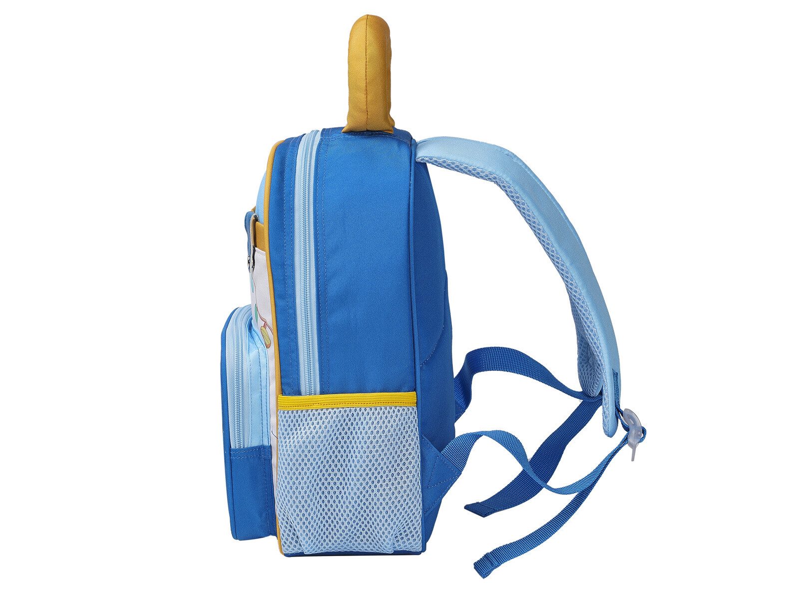 Bluey Kinderrucksack Kindergarten blau mit Fronttasche und gepolsterten Trägern