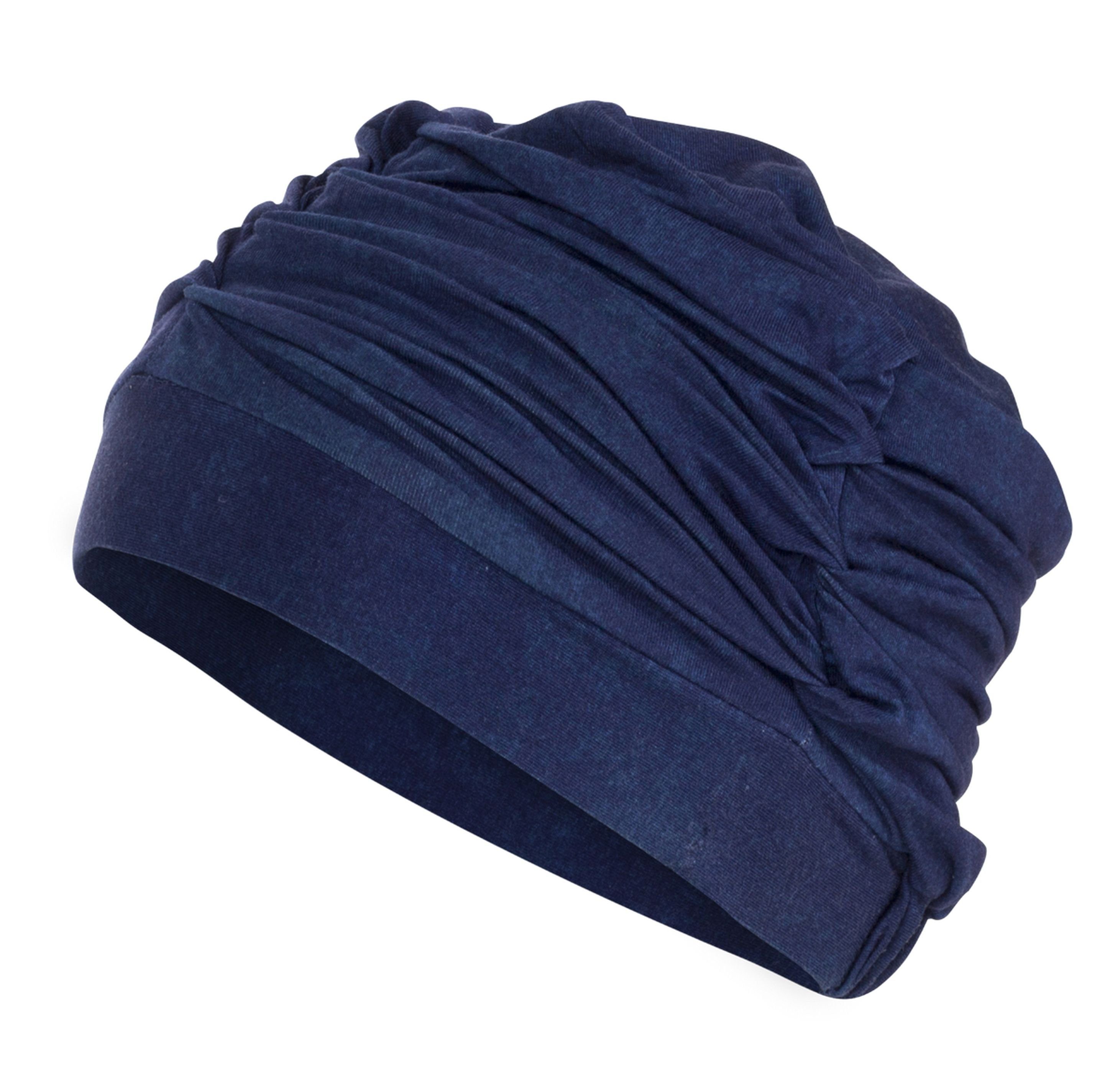 Fashy Jerseymütze Fashy - Kopfbedeckung Chemo Mütze Innen Nahtfrei Marine B günstig online kaufen