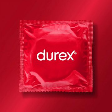 durex Kondome Gefühlsecht Ultra mit Silikongleitgel befeuchtet & extra dünner Spitze für intensives Gefühl, 8 St.