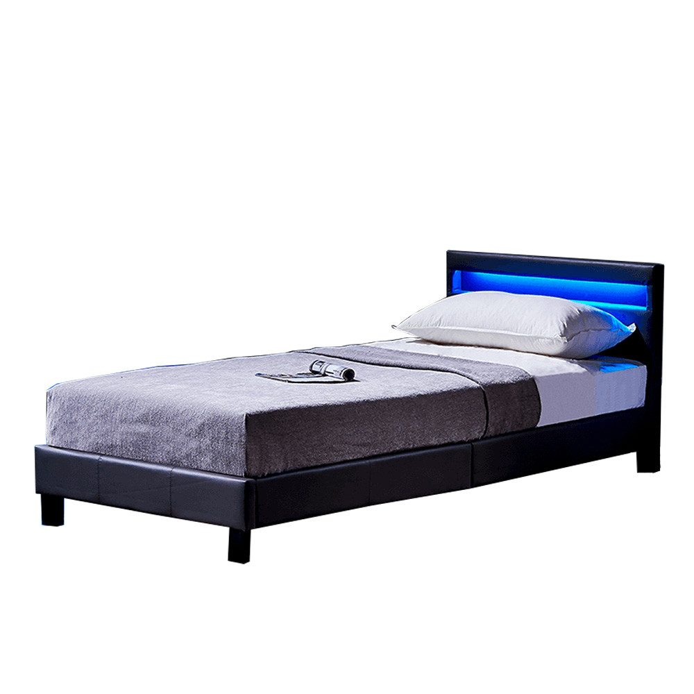 HOME DELUXE Bett ASTRO - 90/140 (inklusive Matratze & Lattenrost), großes g günstig online kaufen