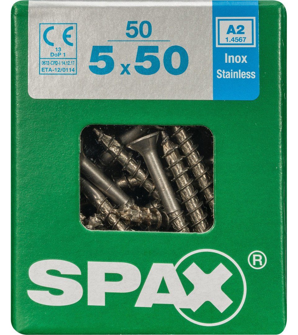 SPAX Holzbauschraube Spax Universalschrauben 5.0 x 50 mm TX 20 Senkkopf