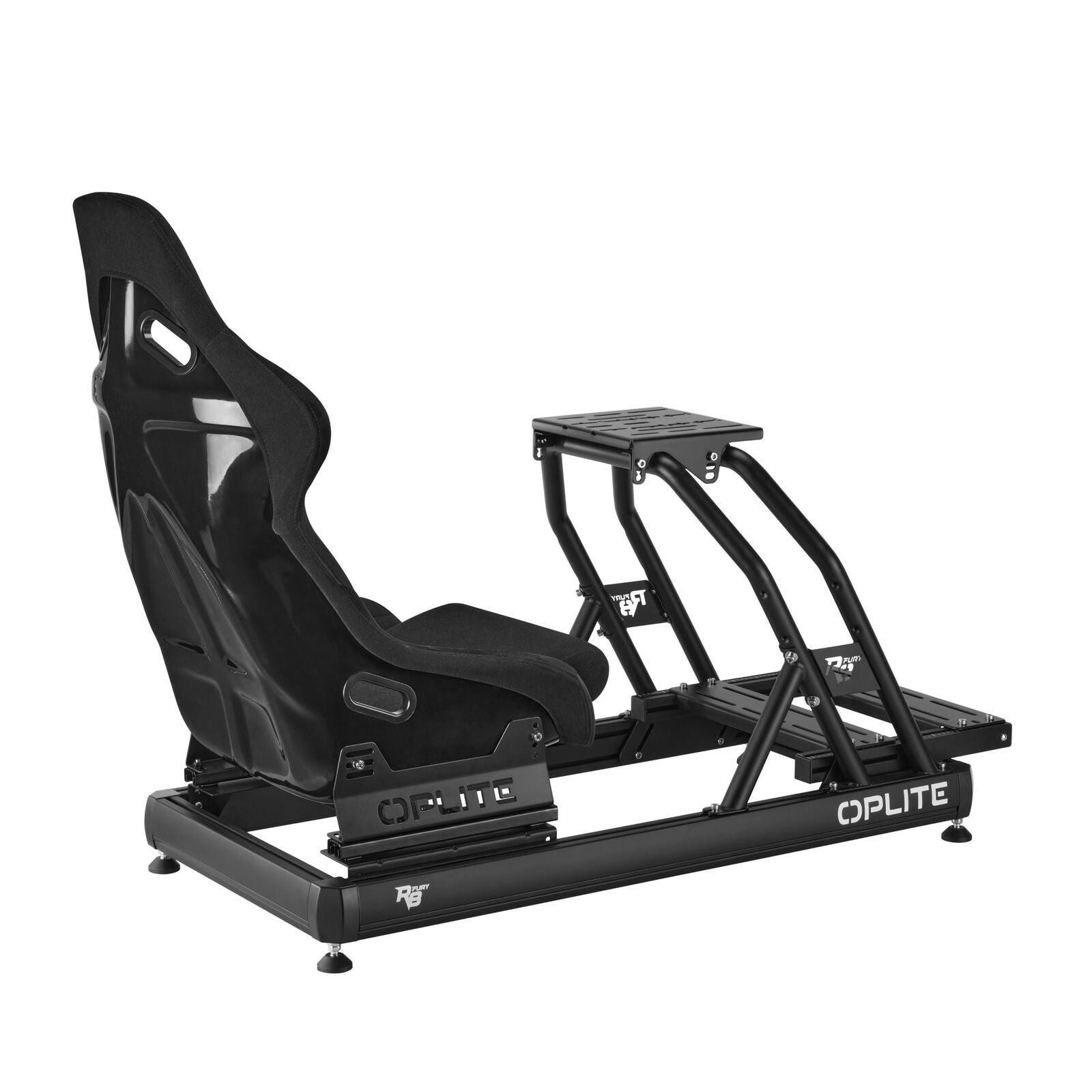 OPLite Gaming Chair OPLITE Cockpit R8 Fury black – Bild 5 von 5