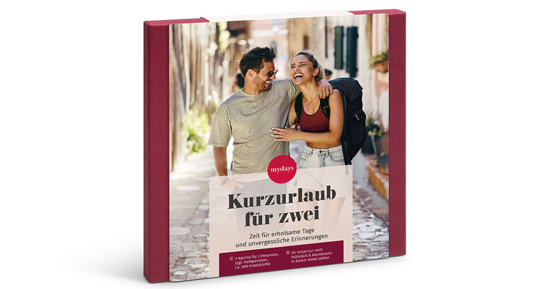 mydays Erlebnisgutschein Geschenkbox Kurzurlaub für Zwei