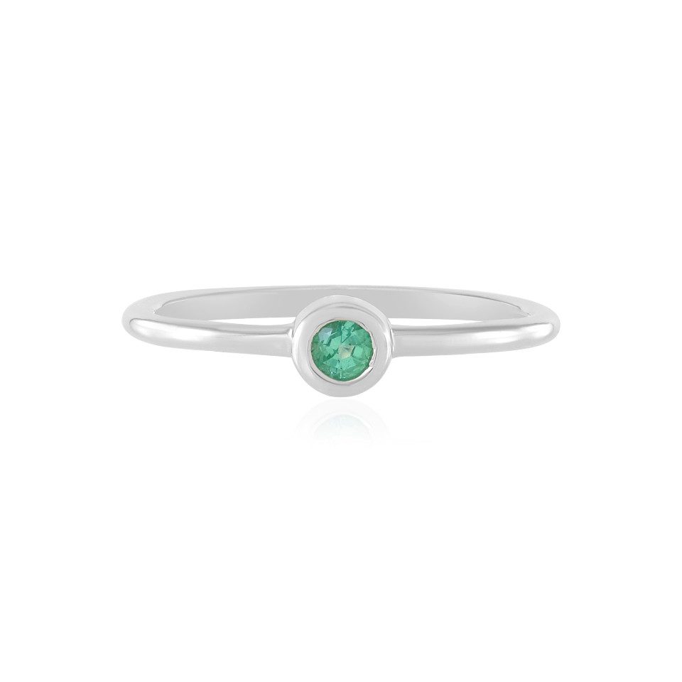 Cavill Silberring Russischer Smaragd Silber Ring günstig online kaufen