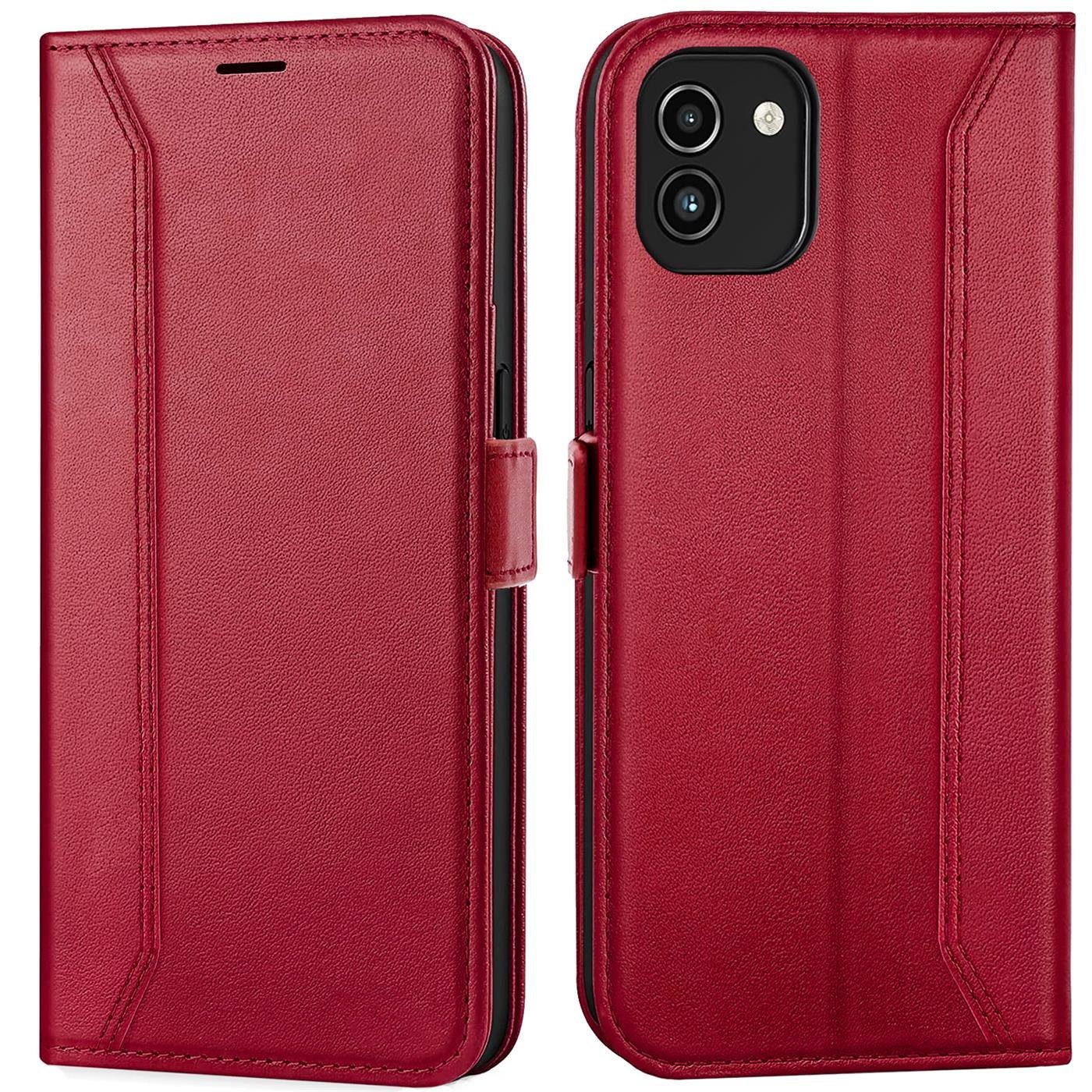 CoolGadget Handyhülle Book Case Elegance Tasche für Samsung Galaxy A03 6,5 Zoll, Hülle Magnet Klapphülle Flip Case für Samsung Galaxy A03 Schutzhülle