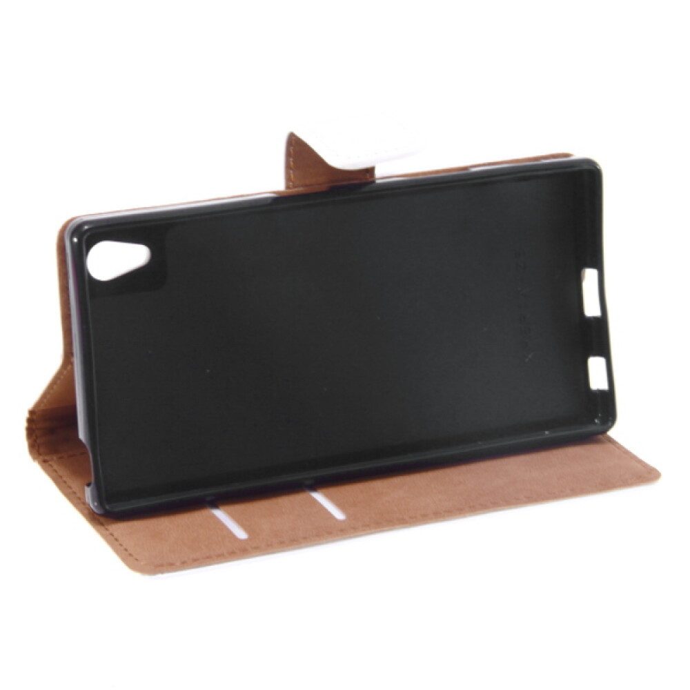 Handytasche Book Case Handyhülle für Sony Xperia Z5 Weiß 4250710565245 (Book Cover)