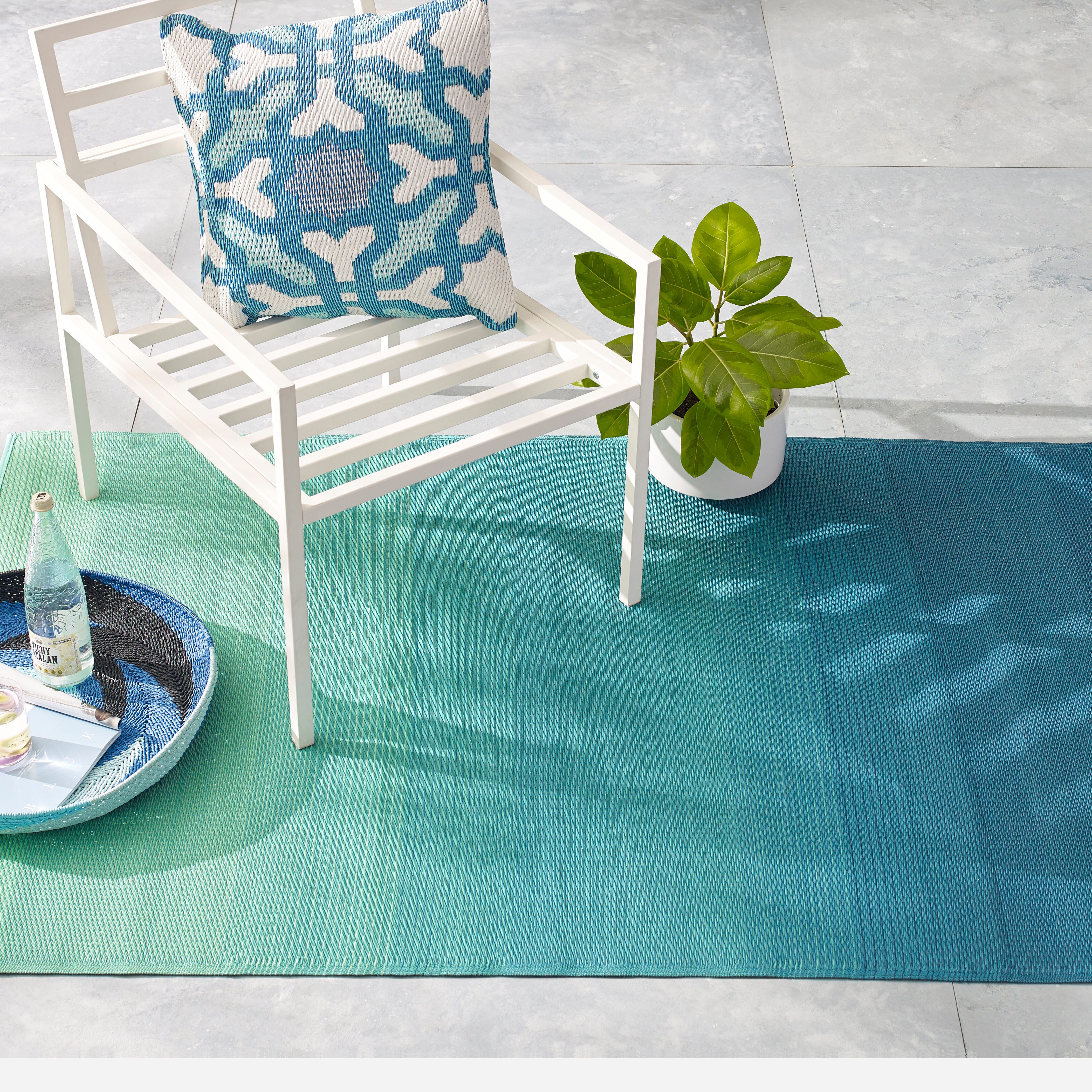 FAB HAB Outdoorteppich Big Sur, rechteckig, Wetterfest, Wendbar, Good-Weave-Zertifiziert, Recycelt