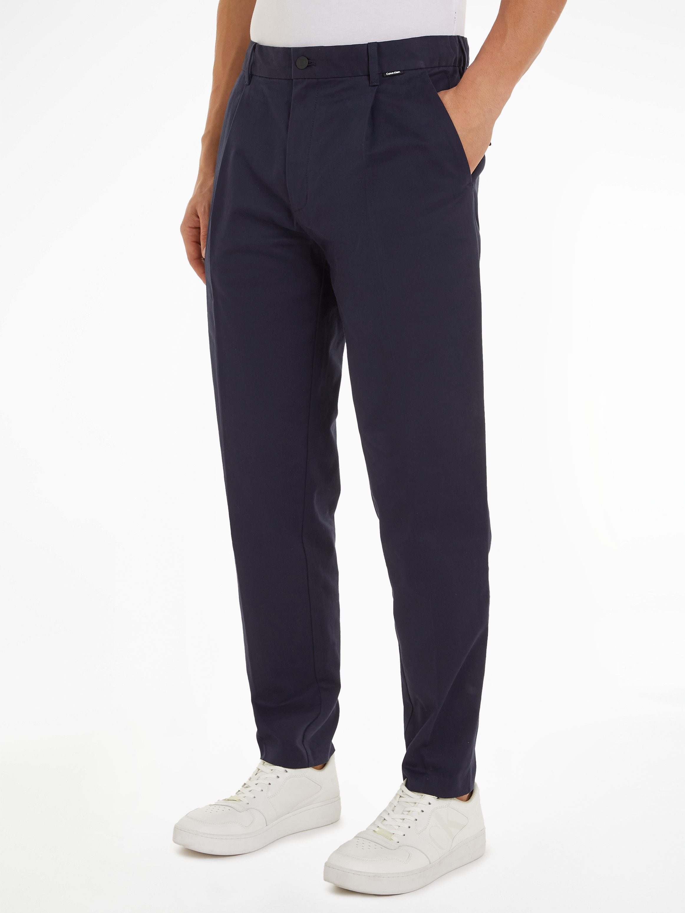 Calvin Klein Bügelfaltenhose MODERN TWILL TAPERED günstig online kaufen