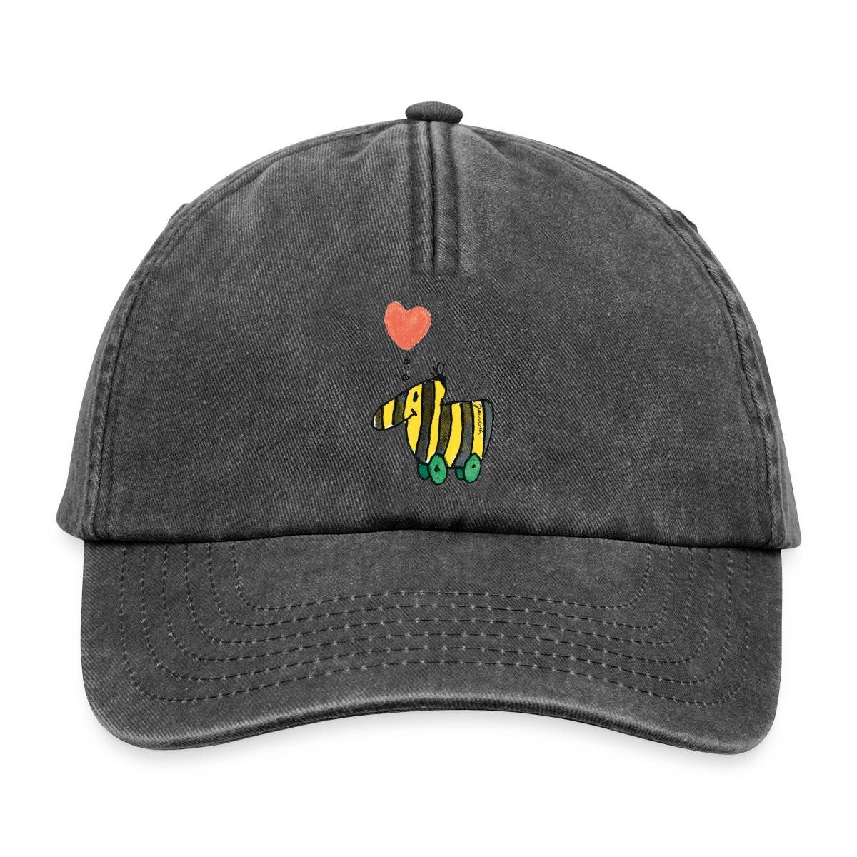 Baseball Cap Janosch Große Tigerente Mit Herz Liebe Vintage Cap