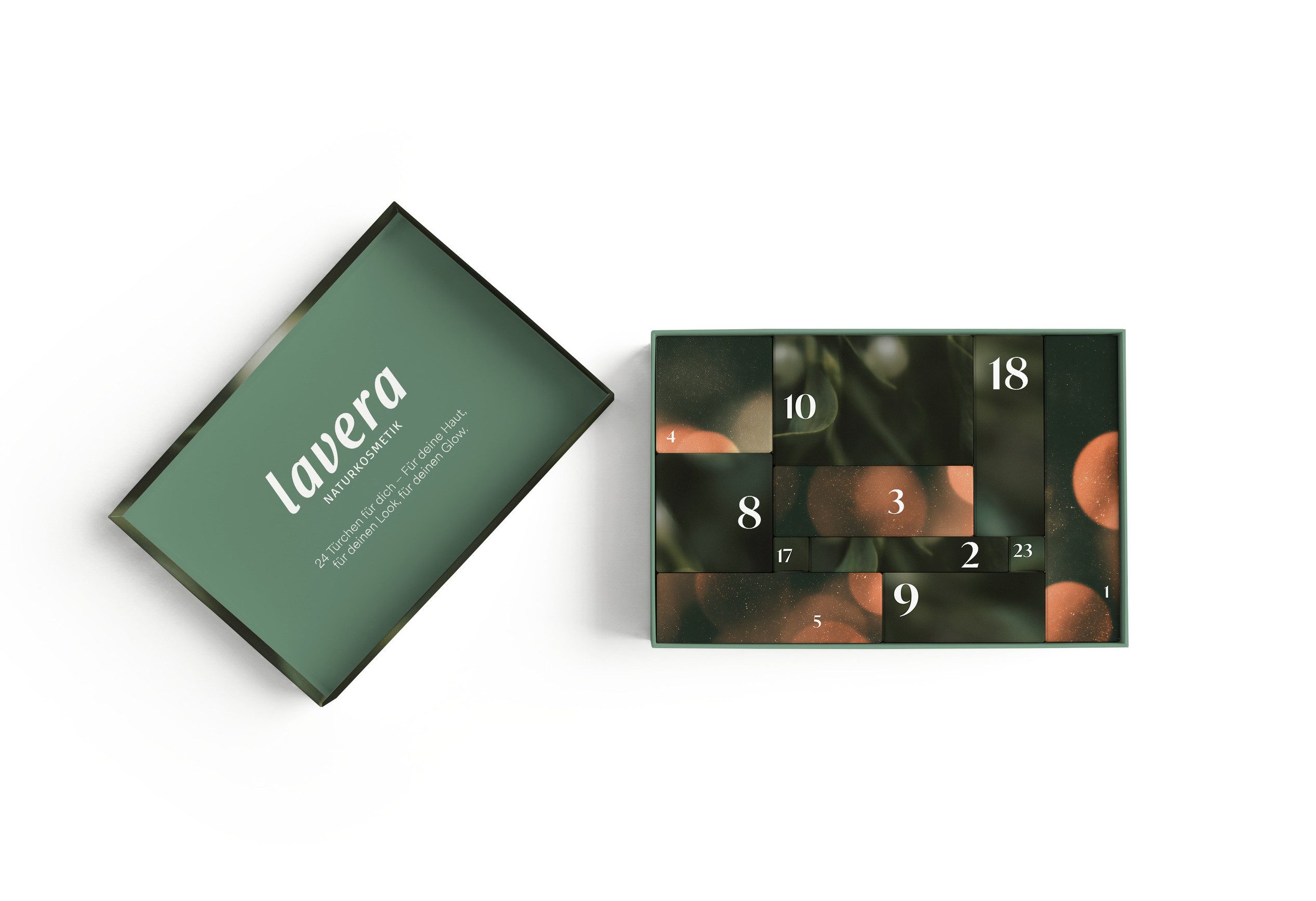 lavera Pflege-Geschenkset Beauty Adventskalender 2026 - Calm & Glow