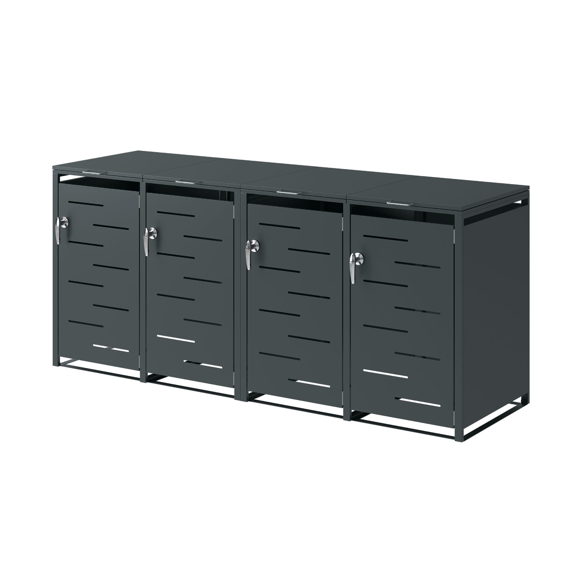 STEELSØN Mülltonnenbox Diorus, aus verzinktem Stahl, günstig online kaufen
