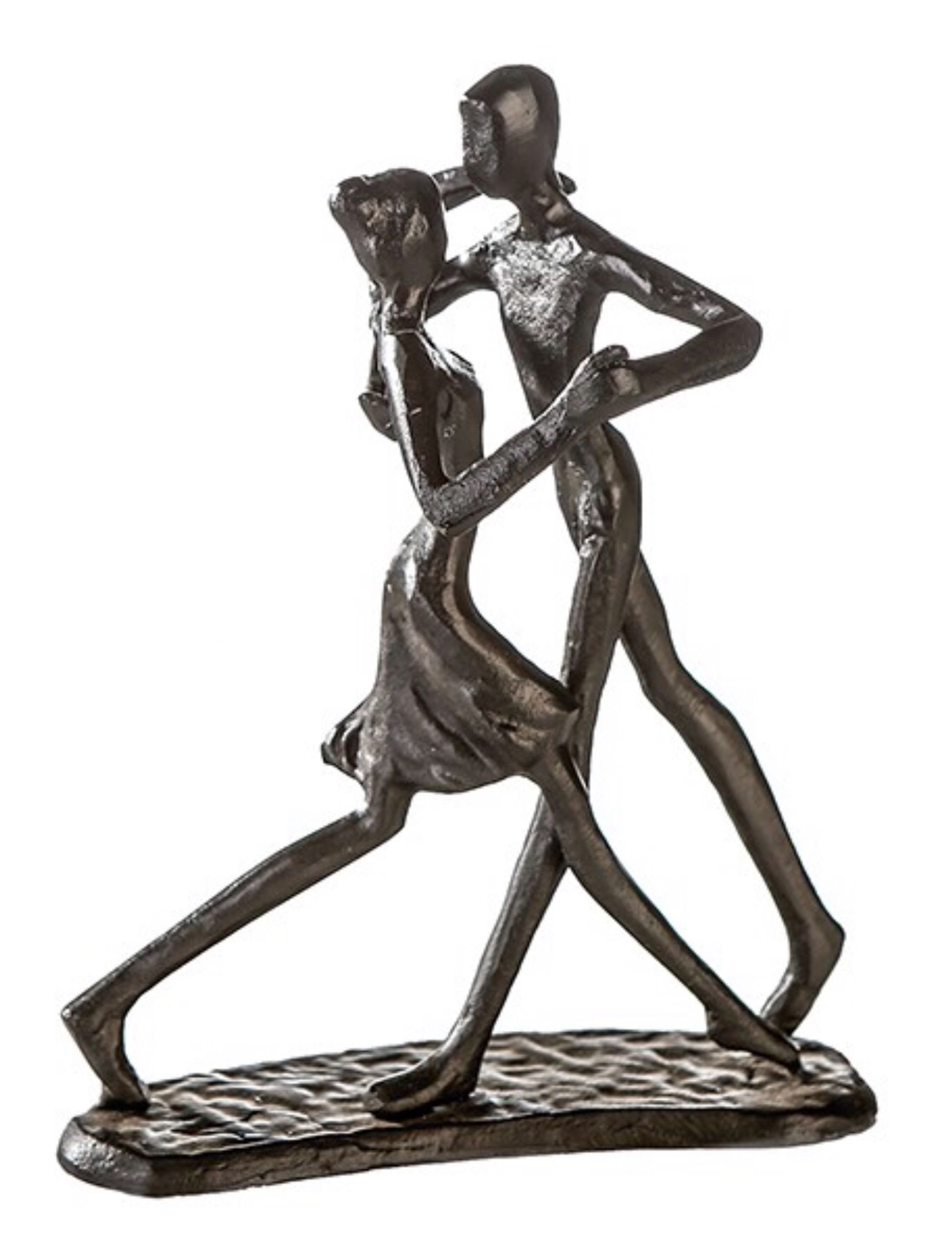 GILDE Dekoobjekt, Kunst Figur Skulptur mit Spruch und Weisheit DAS LEBEN IST EIN