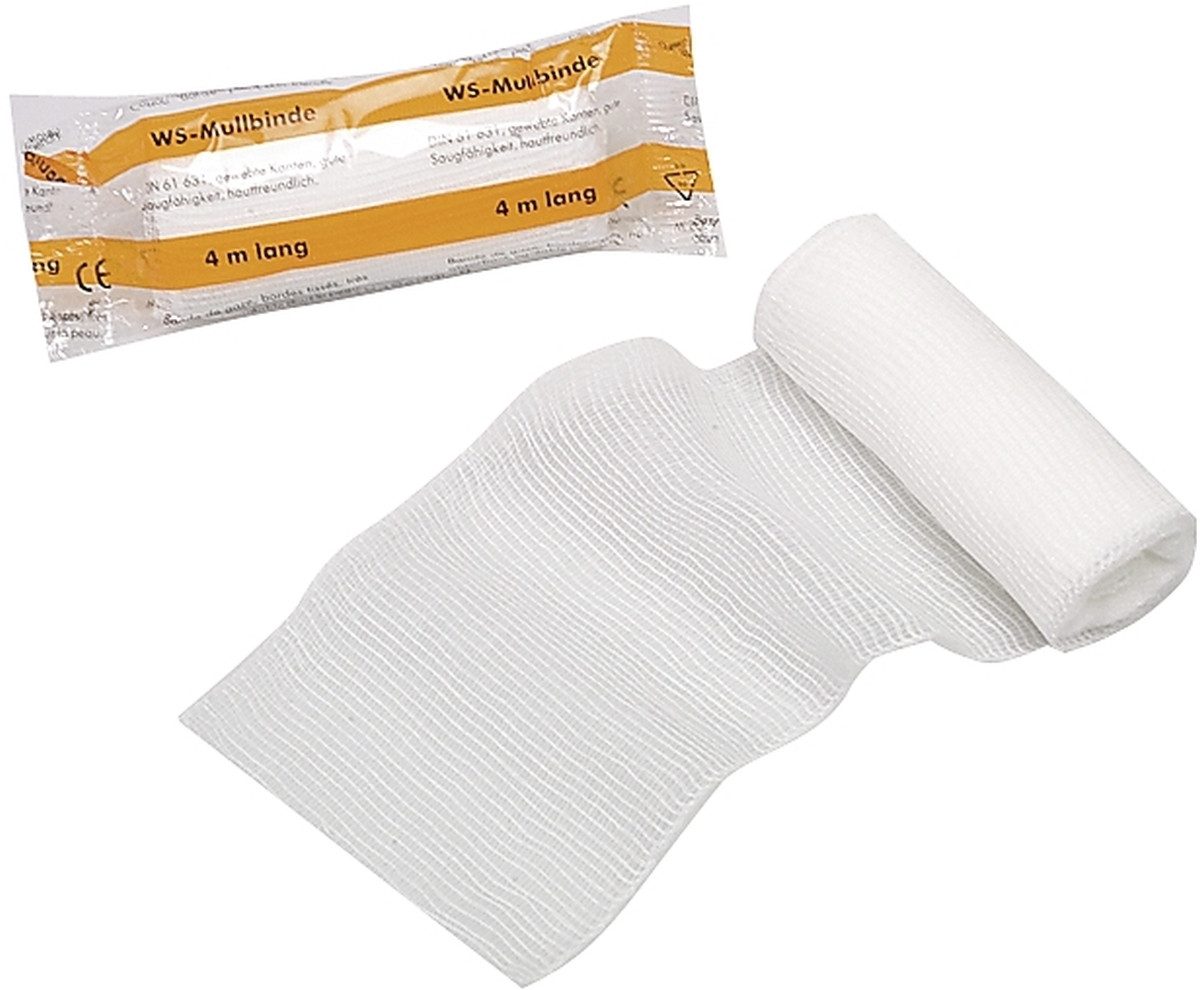 Söhngen Erste-Hilfe-Set WS-Mullbinde 4mx8cm weiß