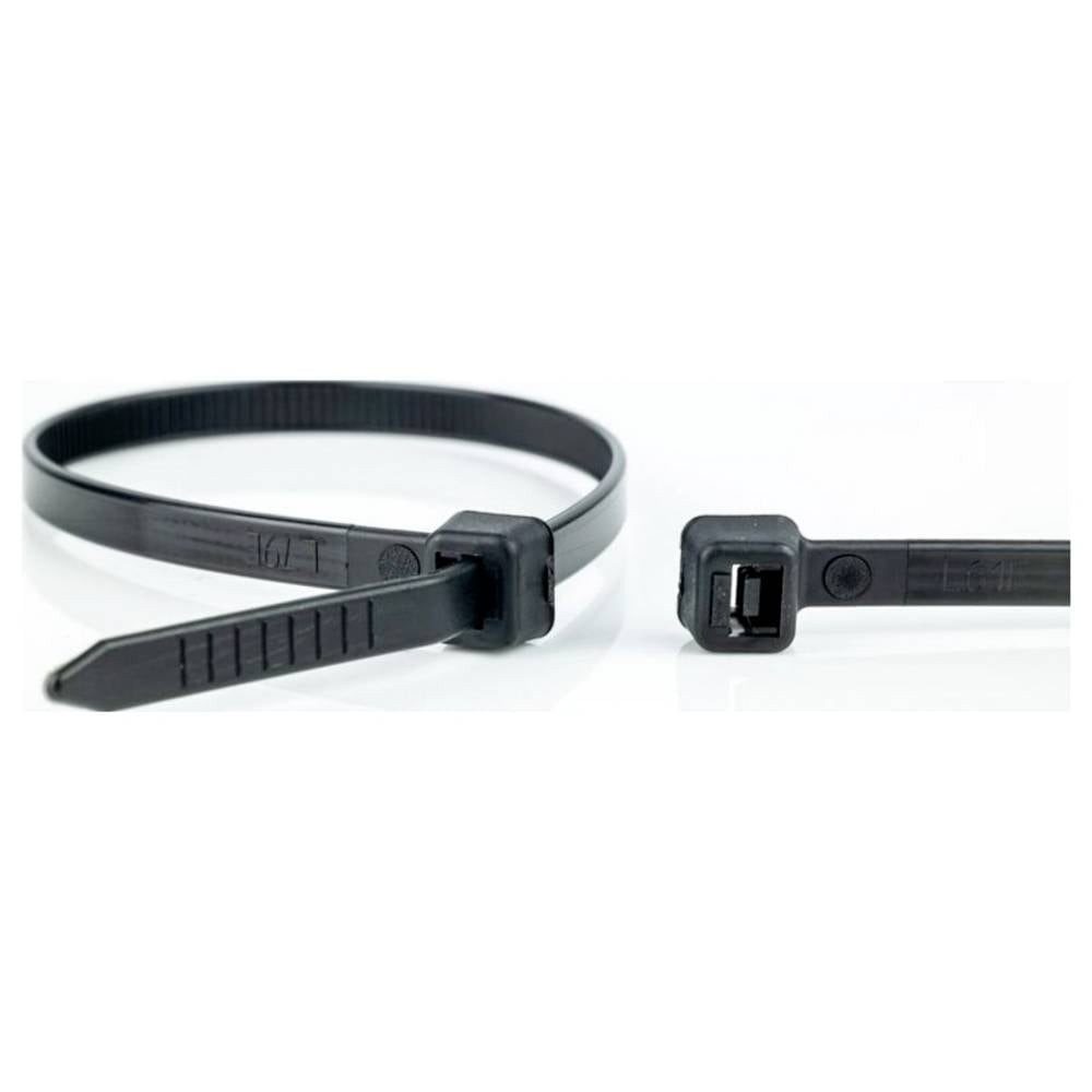 WKK Kabelbinder Hitzeb. Kabelbinder 300x4.8mm 120196071 Hitzestabilisiert, UV-stabilisiert, beständig gegen Öl, beständig gege