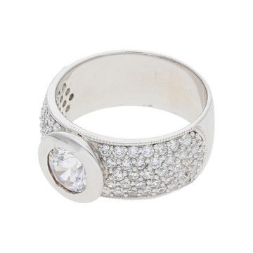 JuwelmaLux Fingerring JuwelmaLux Ring 925/000 Sterling Silber mit Zirkonia JL10-07-3376 58 (kein Set, 1-tlg)