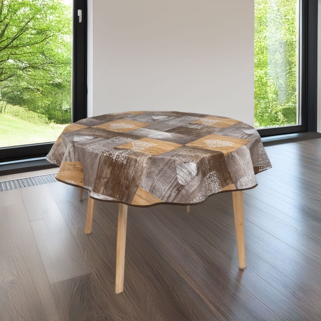laro Tischdecke laro 140cm runde Wachstuchtischdecke günstig online kaufen