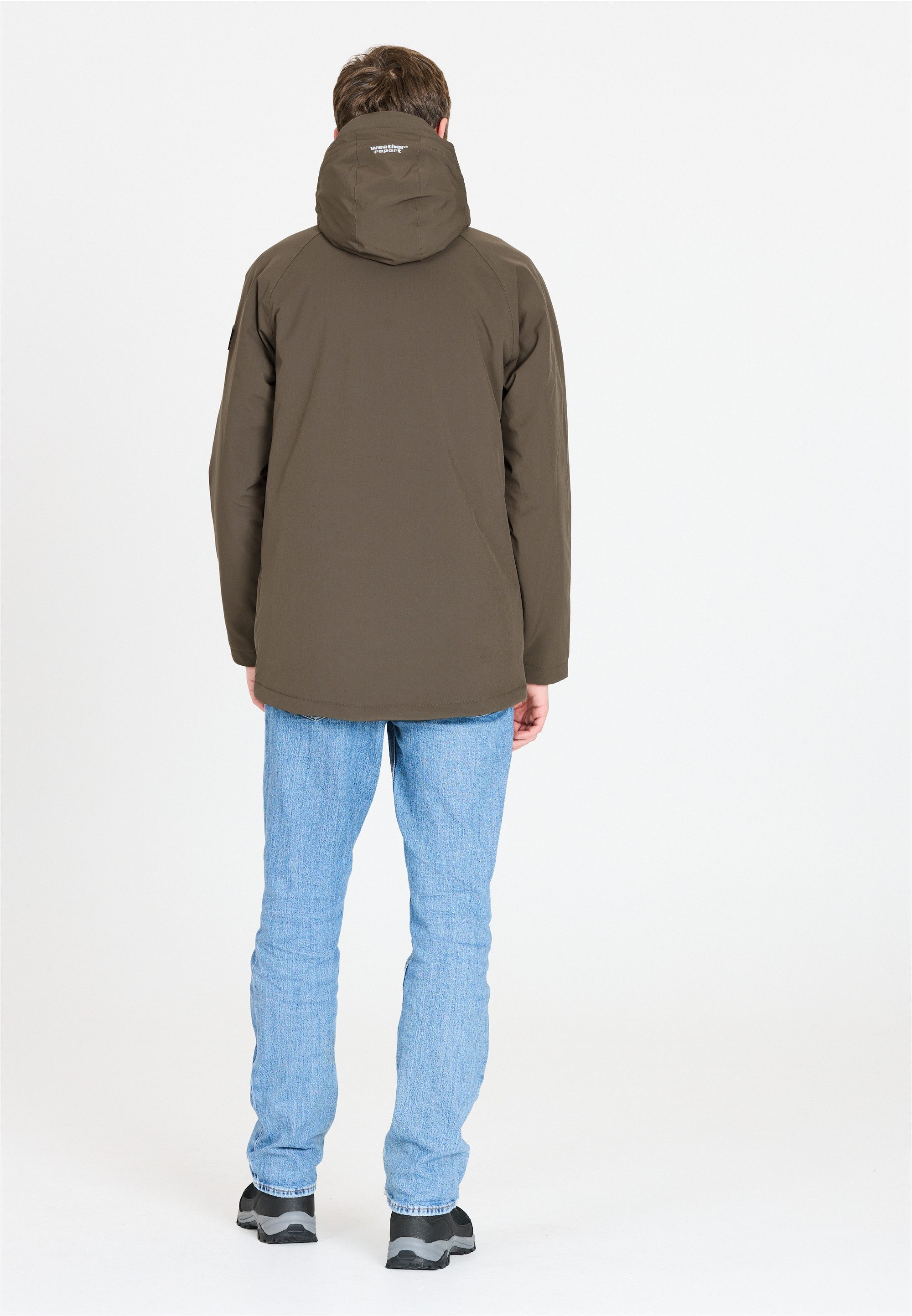 WEATHER REPORT Outdoorjacke Brennt mit wasserabweisender Membran