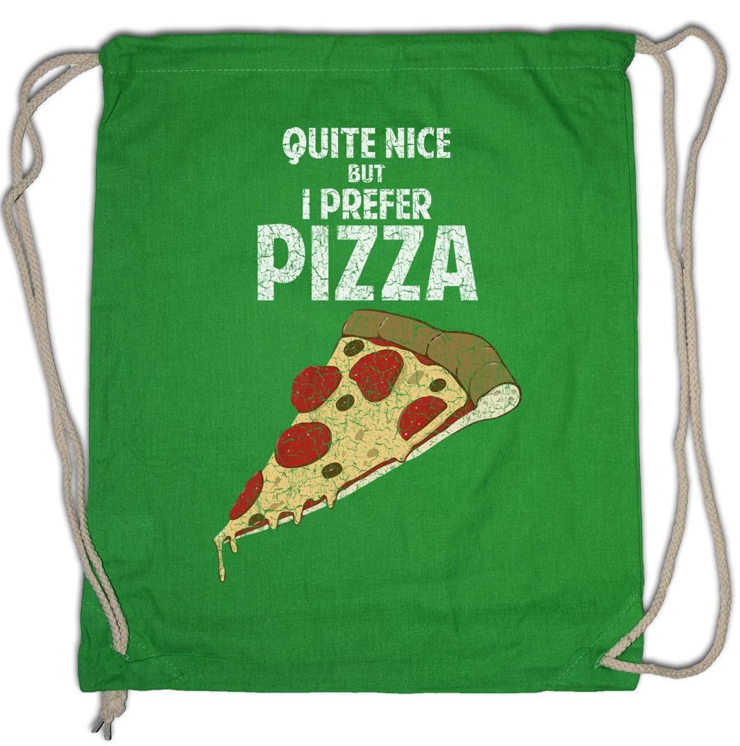 Turnbeutel I Prefer Pizza Turnbeutel Maker Bäcker Hawaii Pizzeria Kult Love Cult