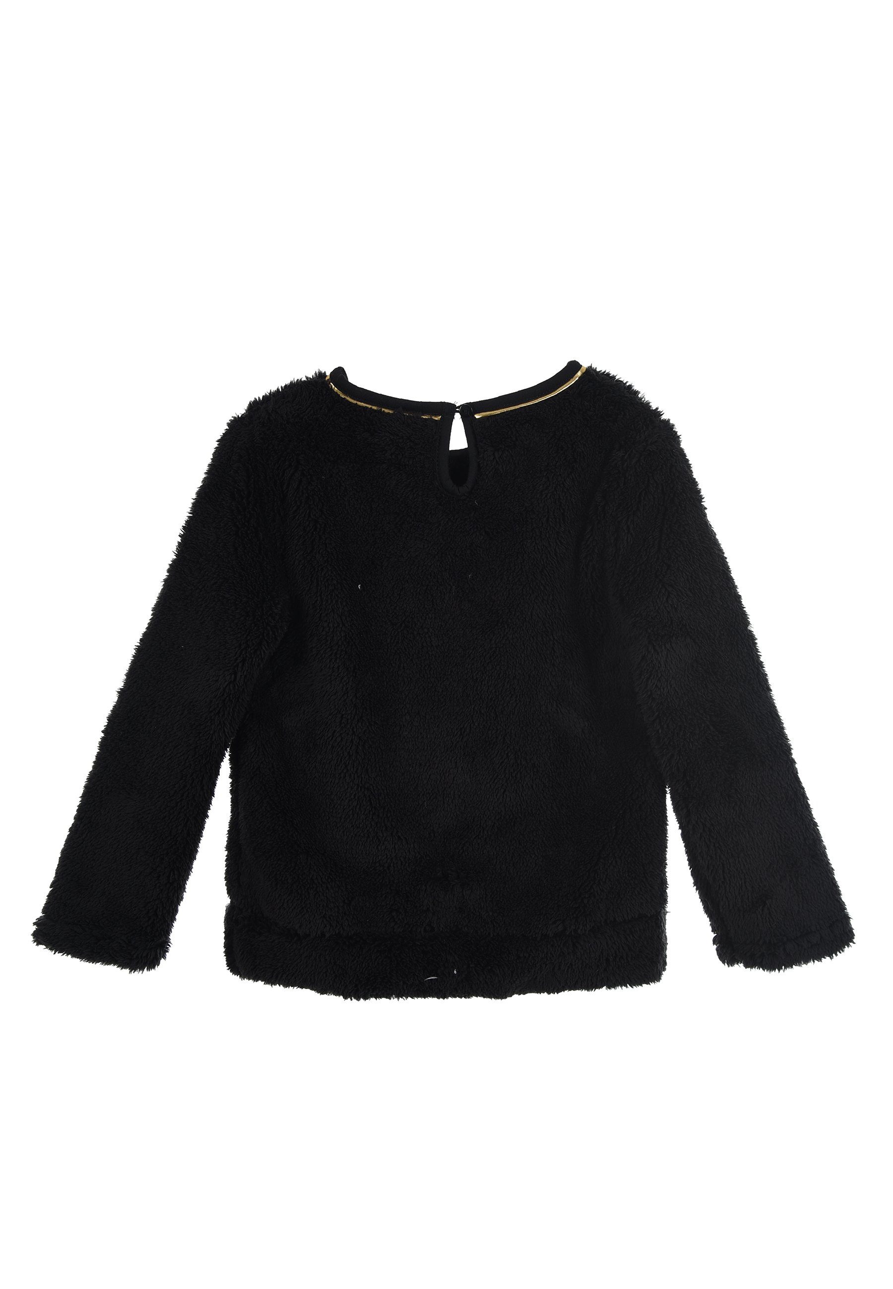 Disney Minnie Mouse Sweatshirt Kinder Mädchen Fleece Pullover Sweater mit Pailletten Mini Maus