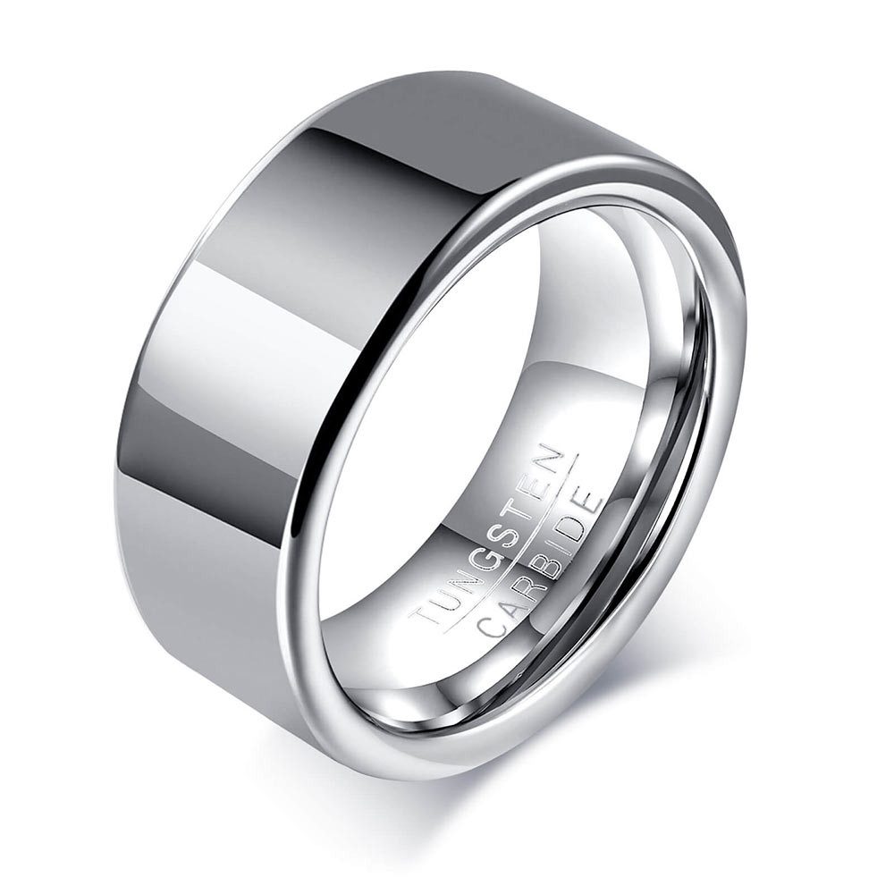 Fingerring Wolfram Ring: Herren Tungstenring