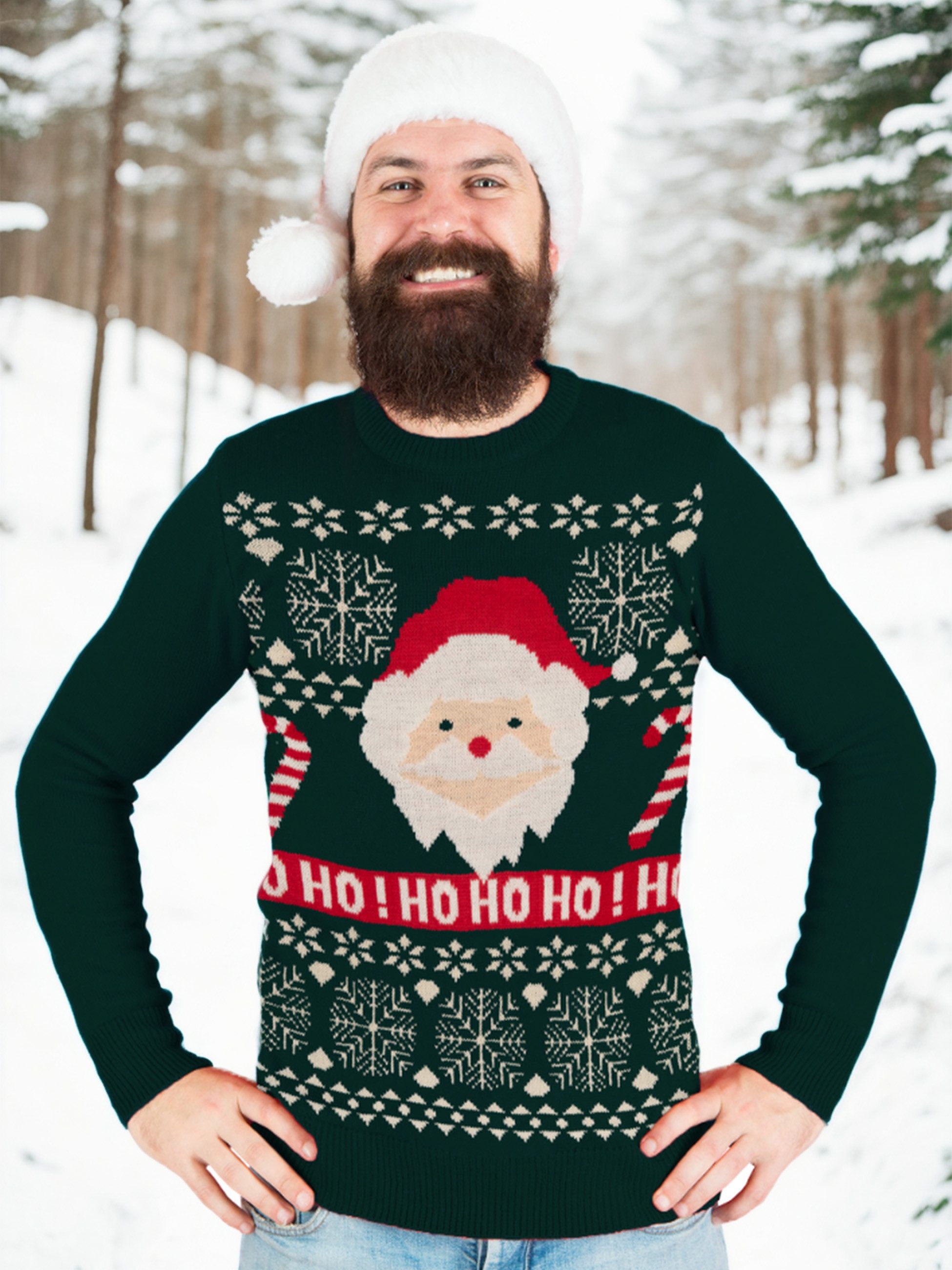 United Labels® Weihnachtspullover Weihnachtsmann Ugly Sweater