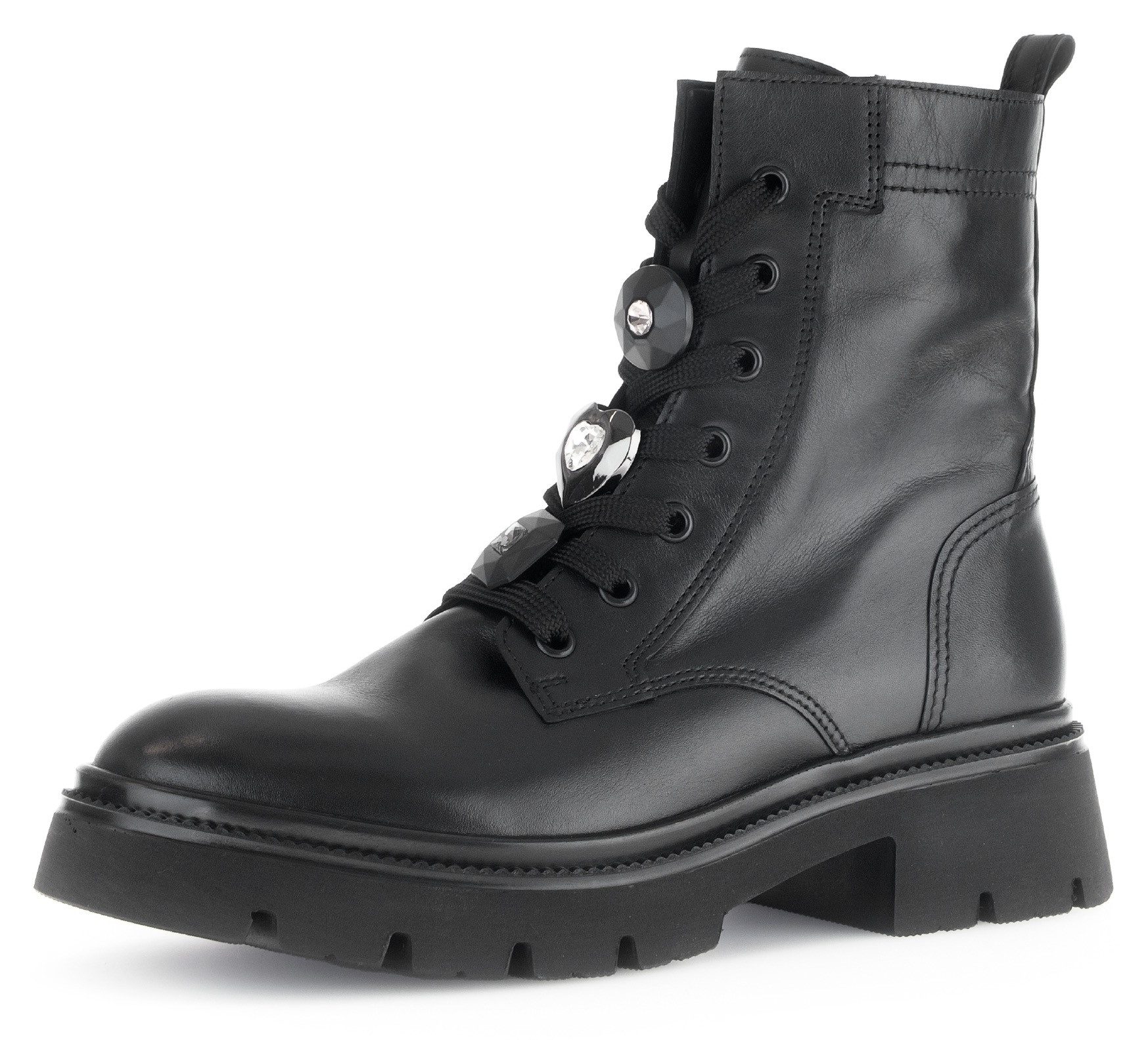 Gabor Schnürboots, Blockabsatz, Plateau, Schnürstiefelette mit günstig online kaufen
