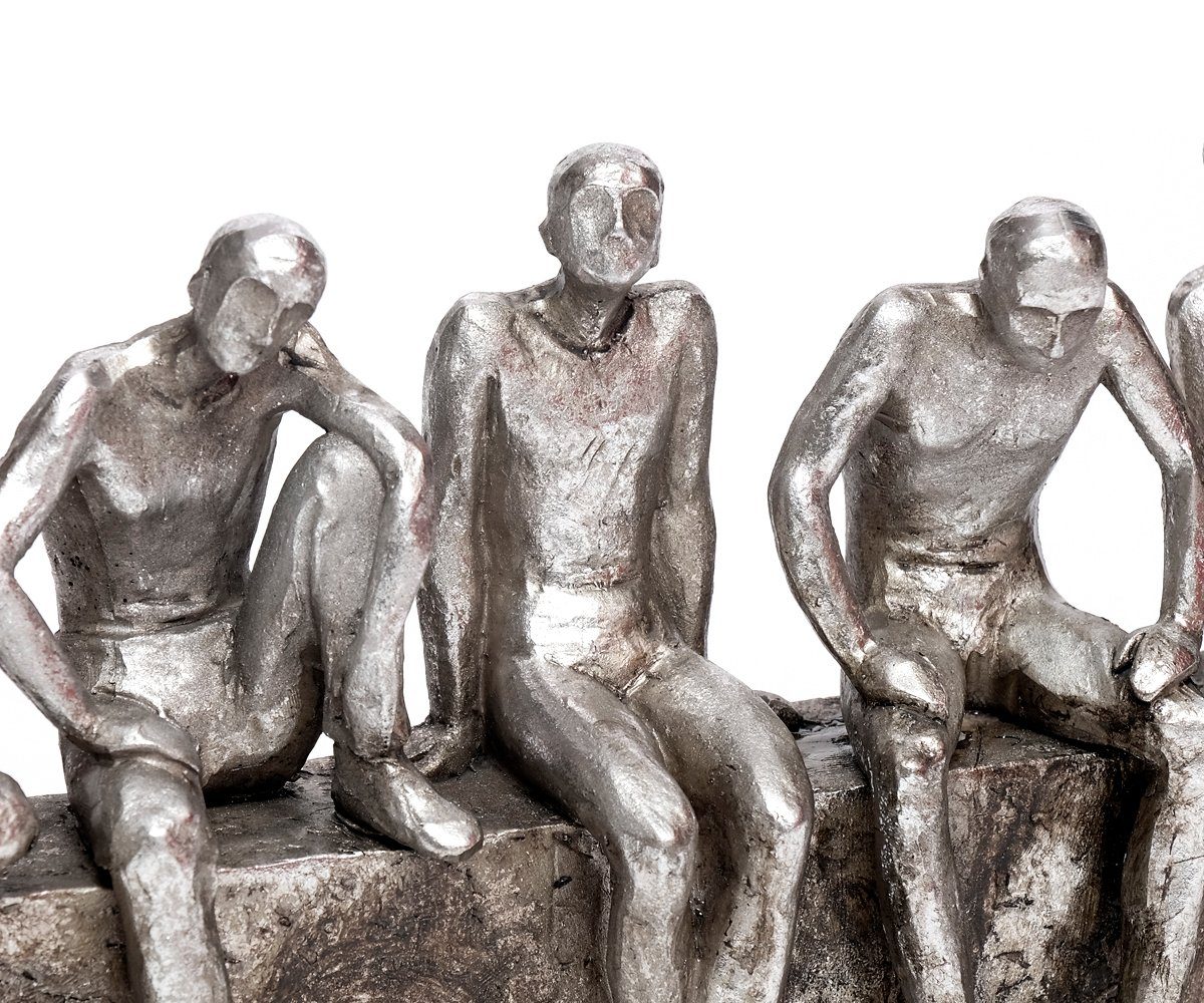 Brillibrum Dekofigur Skulptur Dekofigur Figur Design Antik-Stil Polyresin Männer Statue