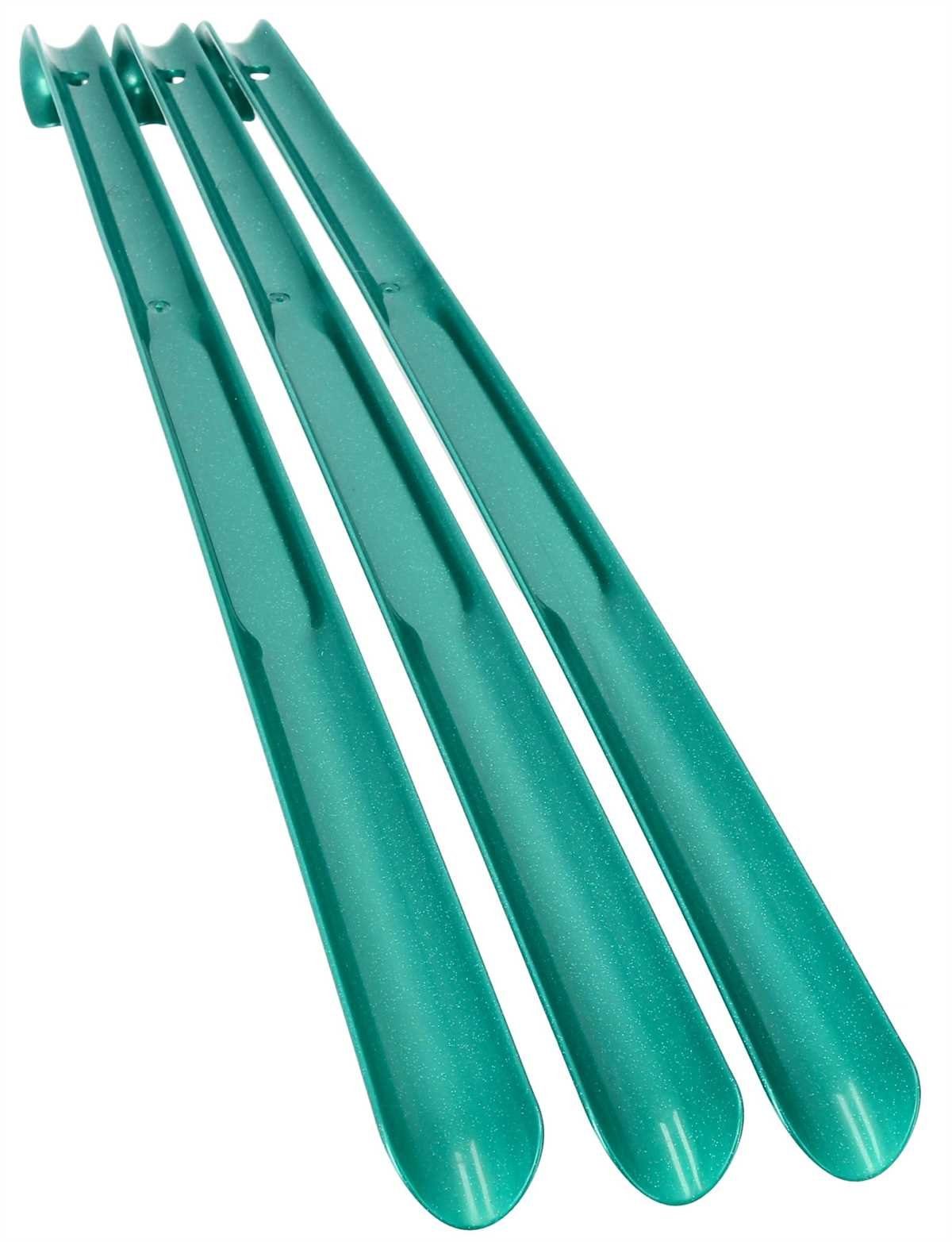 Lantelme Schuhlöffel 3 Stück Set 65 cm Kunststoff Schuhanzieher stabil Schuhanziehhilfe, Farbe Wählbar, Hergestellt in Deutschland, sehr Stabil, Rückenschonend