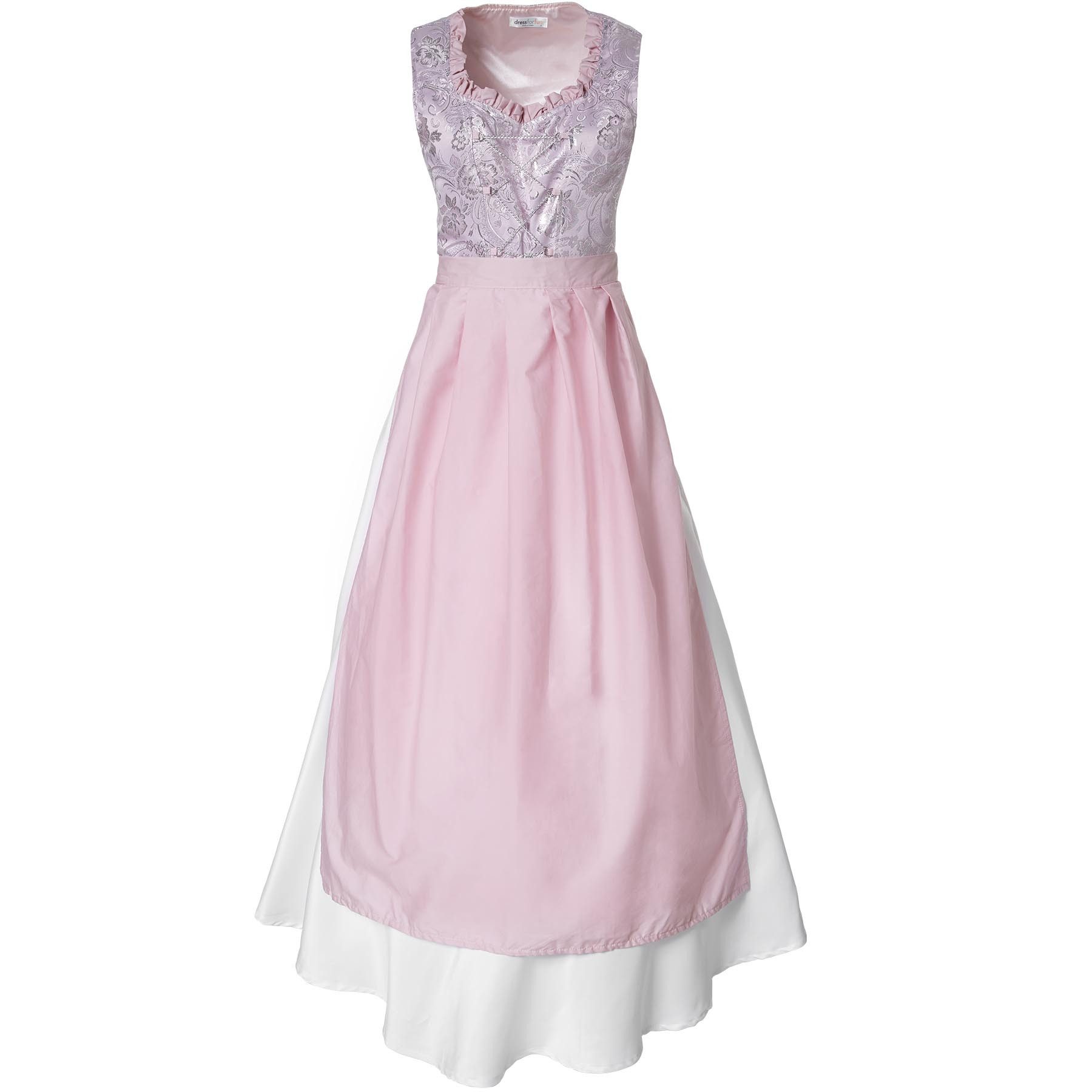 dressforfun Dirndl Frauenkostüm Maxi-Dirndl Neuschwanstein Modell günstig online kaufen