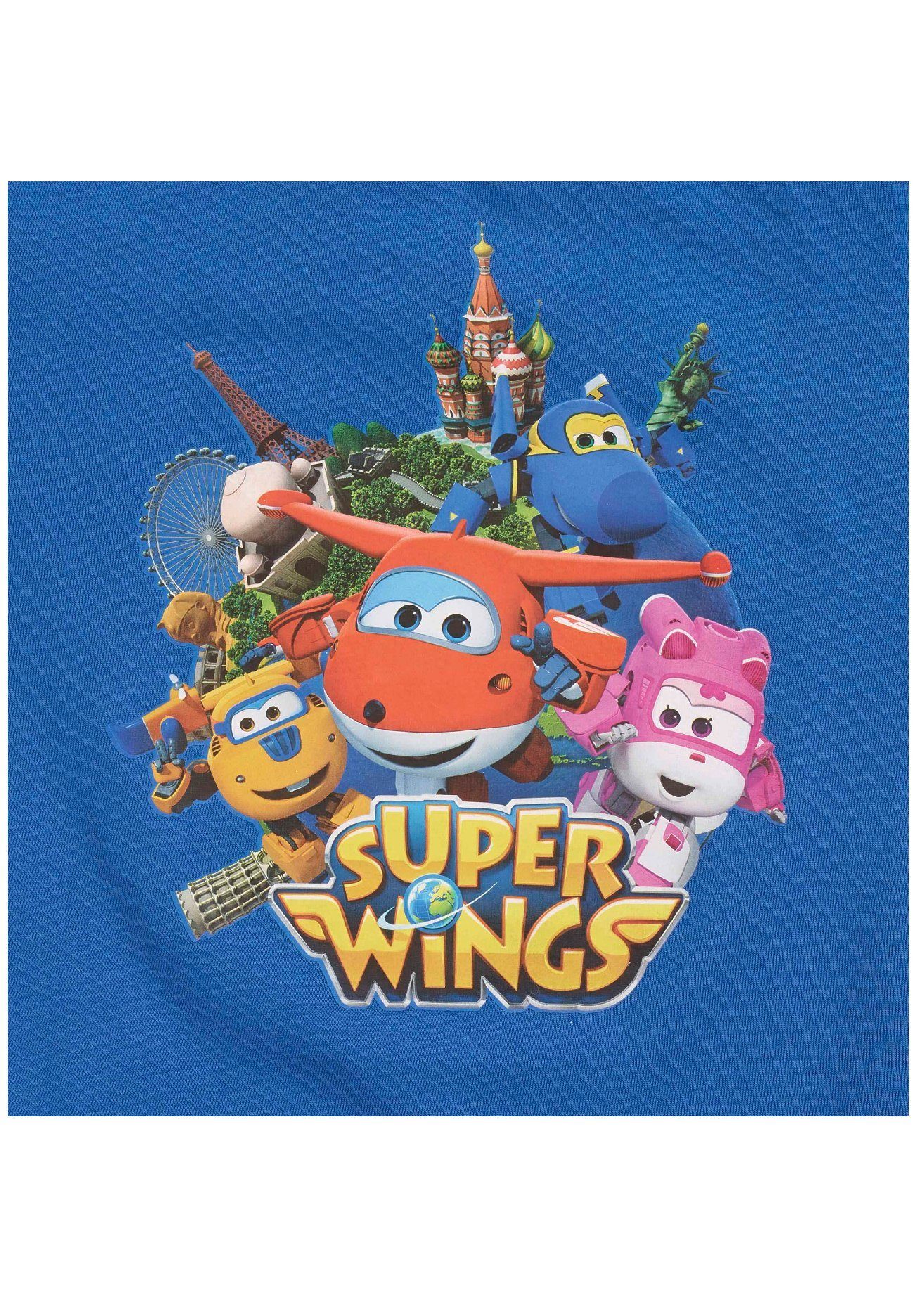 ONOMATO! T-Shirt Super Wings Kinder Jungen Kurzarm-Shirt