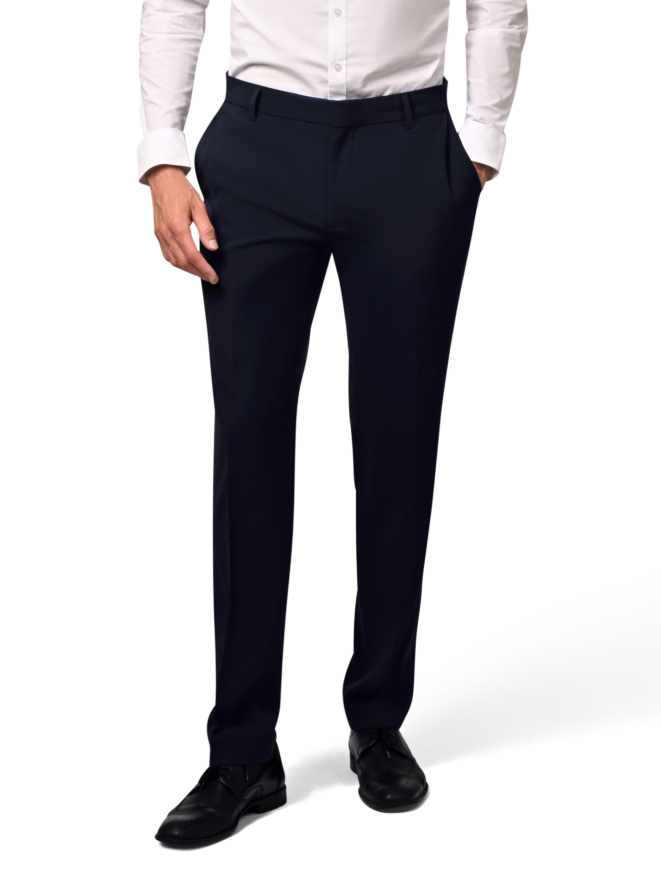 Hirschthal Anzughose Herren Business Anzughose Slim-Fit günstig online kaufen