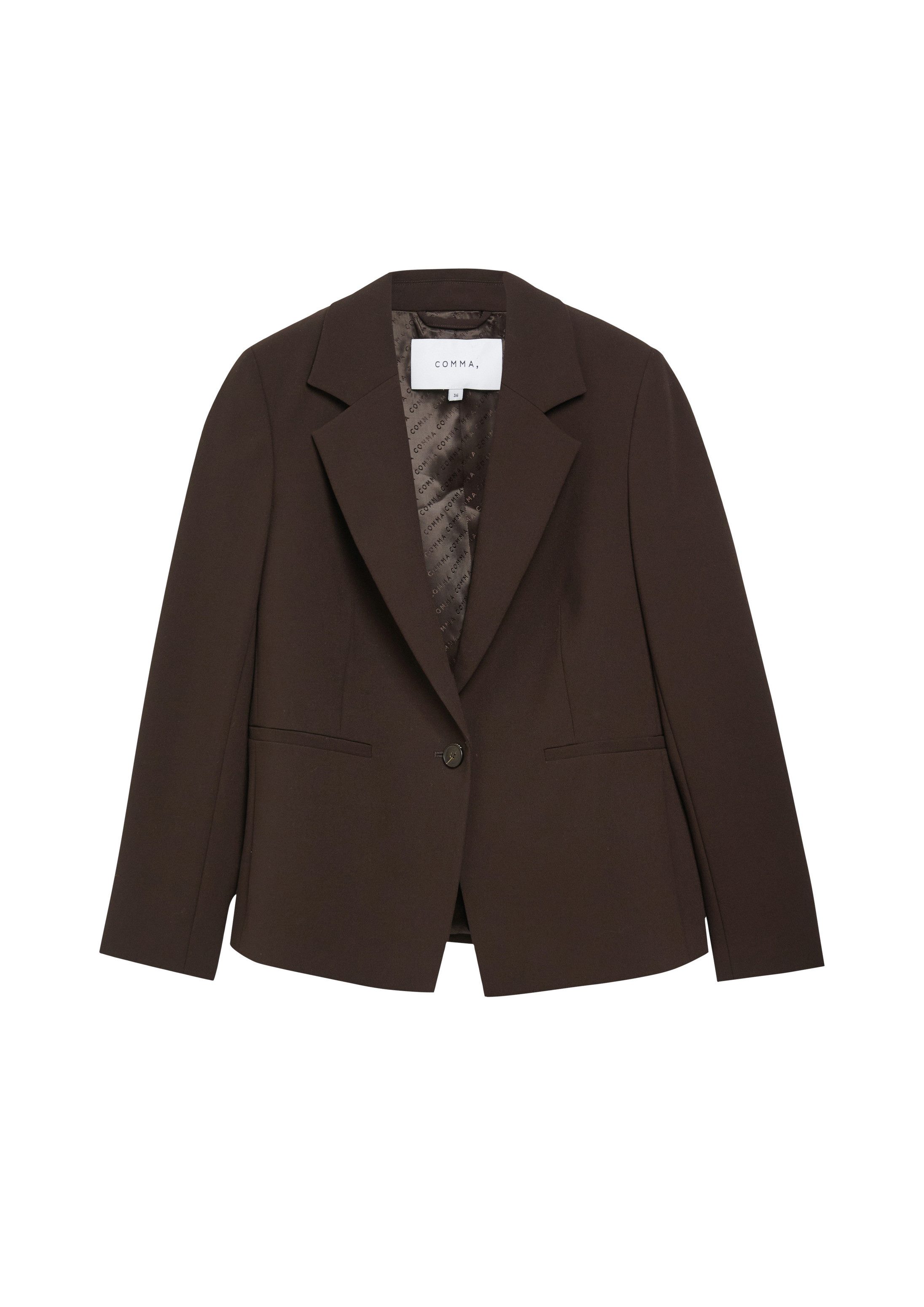 comma Jackenblazer Indoor-Blazer Blazer aus Viskosemix