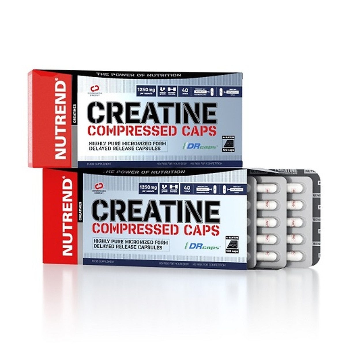NUTREND Nutrend Creatine Compressed Caps (120 Kapseln) Kapseln, 350 g