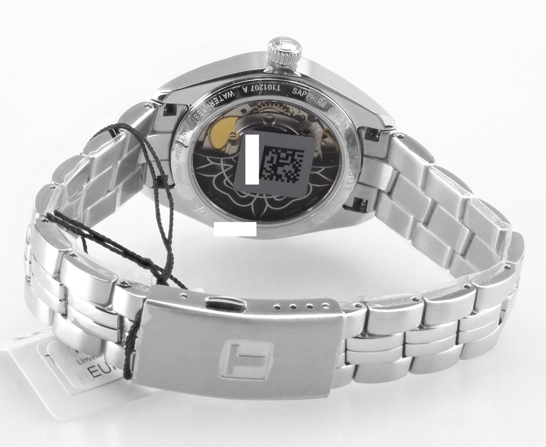 Tissot Automatikuhr Damen Uhr 33 mm Ø T1012071111600 PR100 Powermatic 80 Neu PR100 Powermatic 80, Saphirglas, Glasboden, Gangreserve bis 80 Std.