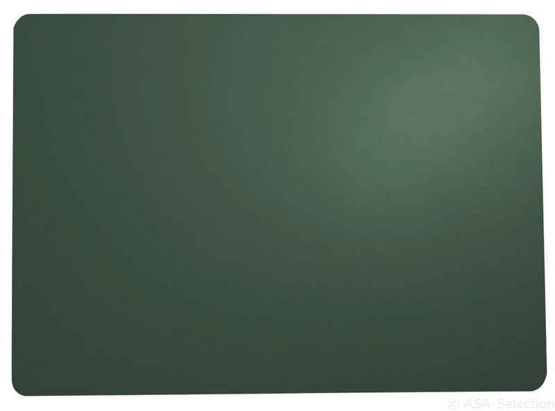 Platzset, Tischset Lederoptik kale grün 46 x 33 cm, ASA SELECTION