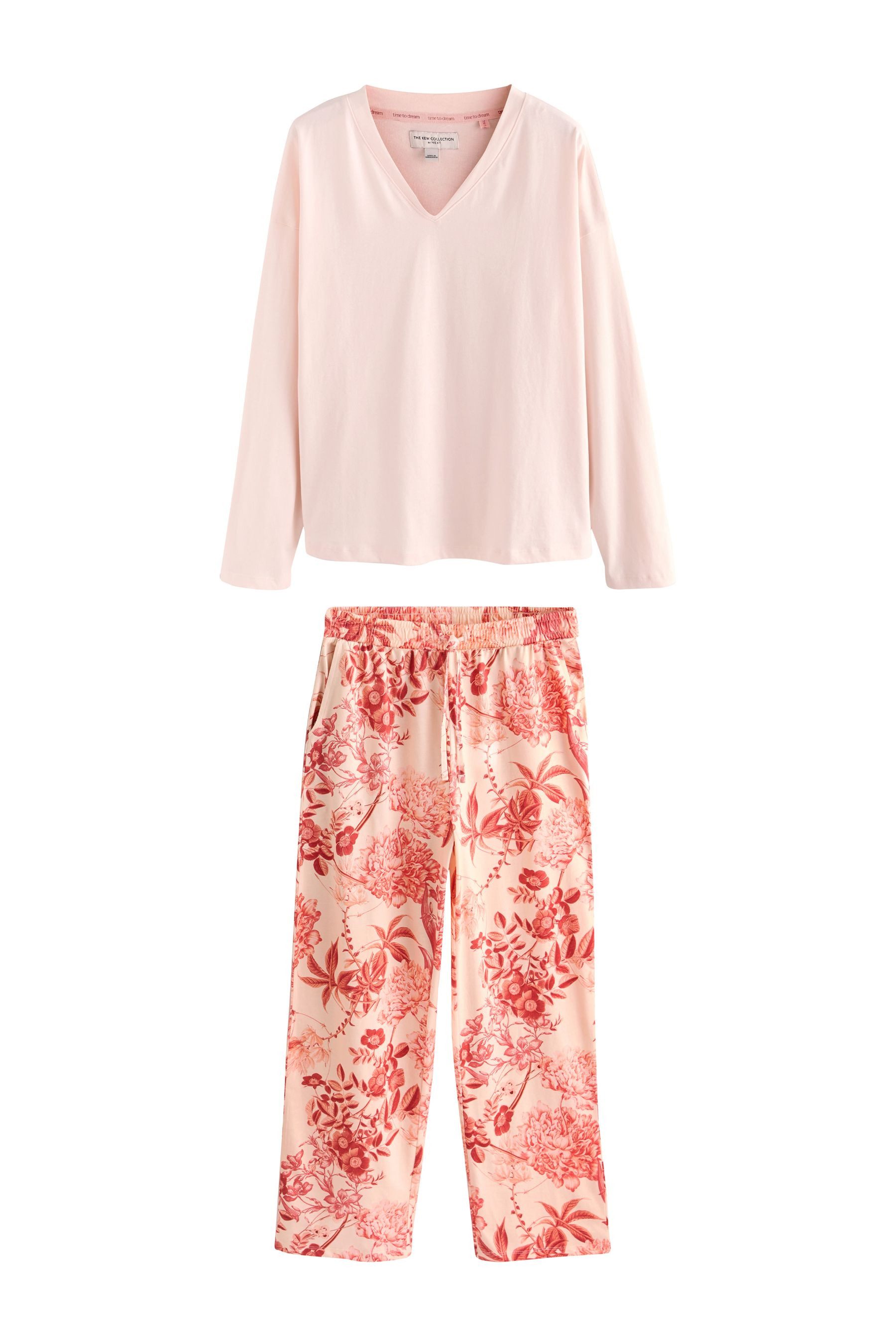 Next Pyjama Kew Collection Langarm-Pyjama (2 tlg) günstig online kaufen