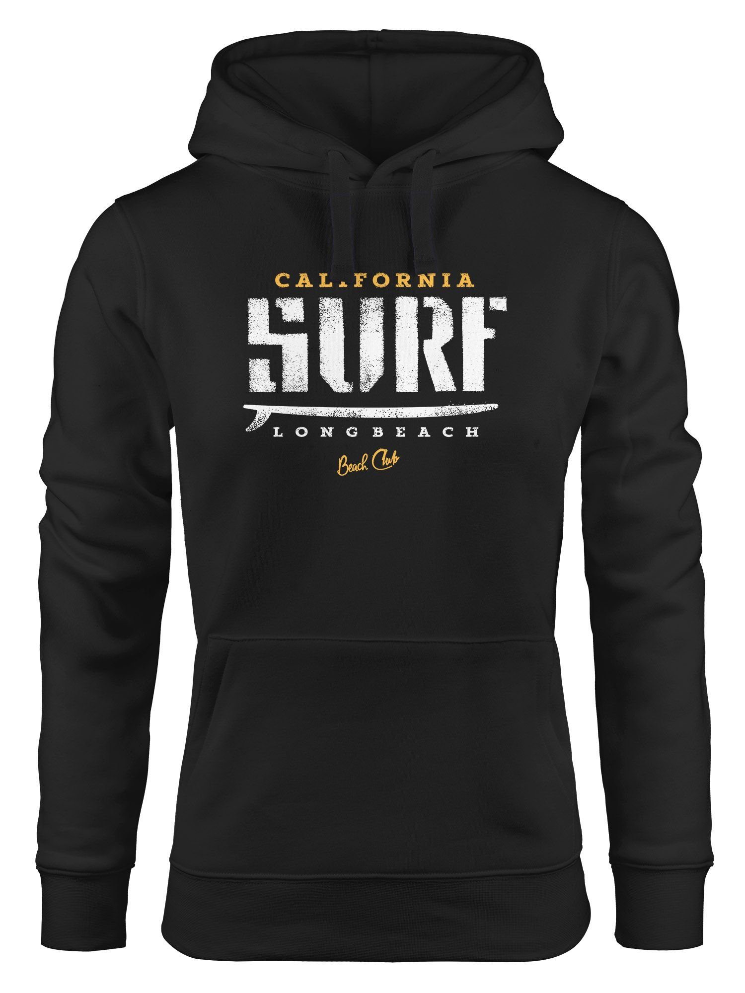 Neverless Hoodie Hoodie Damen Surf-Brett Design günstig online kaufen
