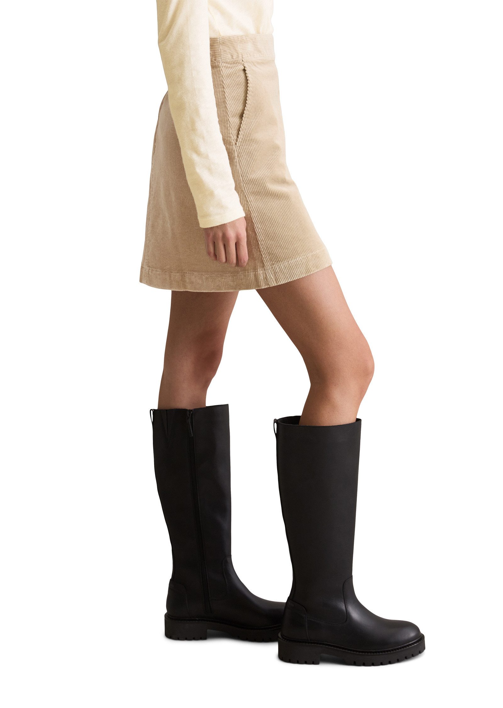 Marc O'Polo DENIM Webrock aus elastischem Organic Cotton-Mix günstig online kaufen