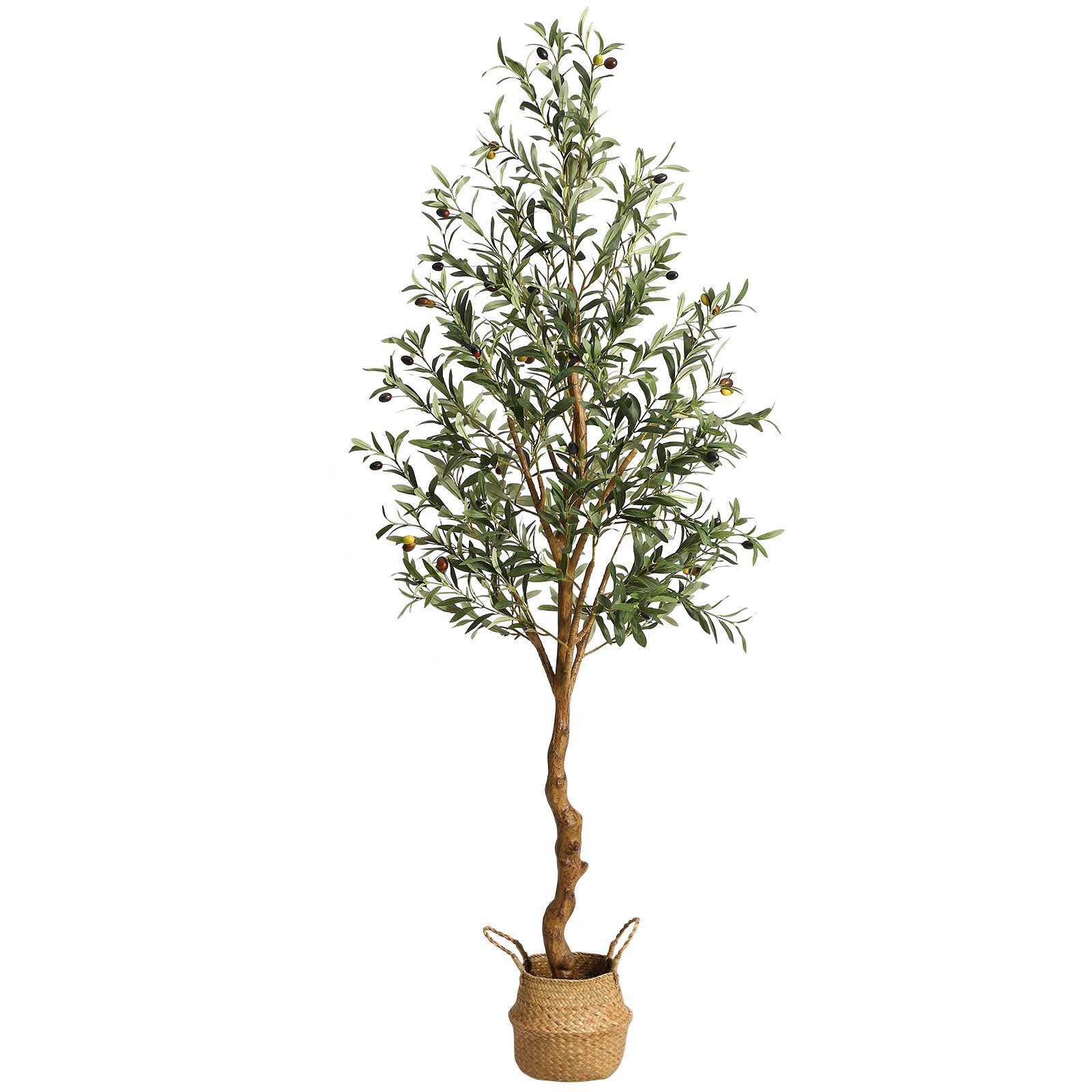 Kunstbaum Künstlicher Olivenbaum Künstliche Pflanzen Höhe 120cm/150cm/180cm günstig online kaufen