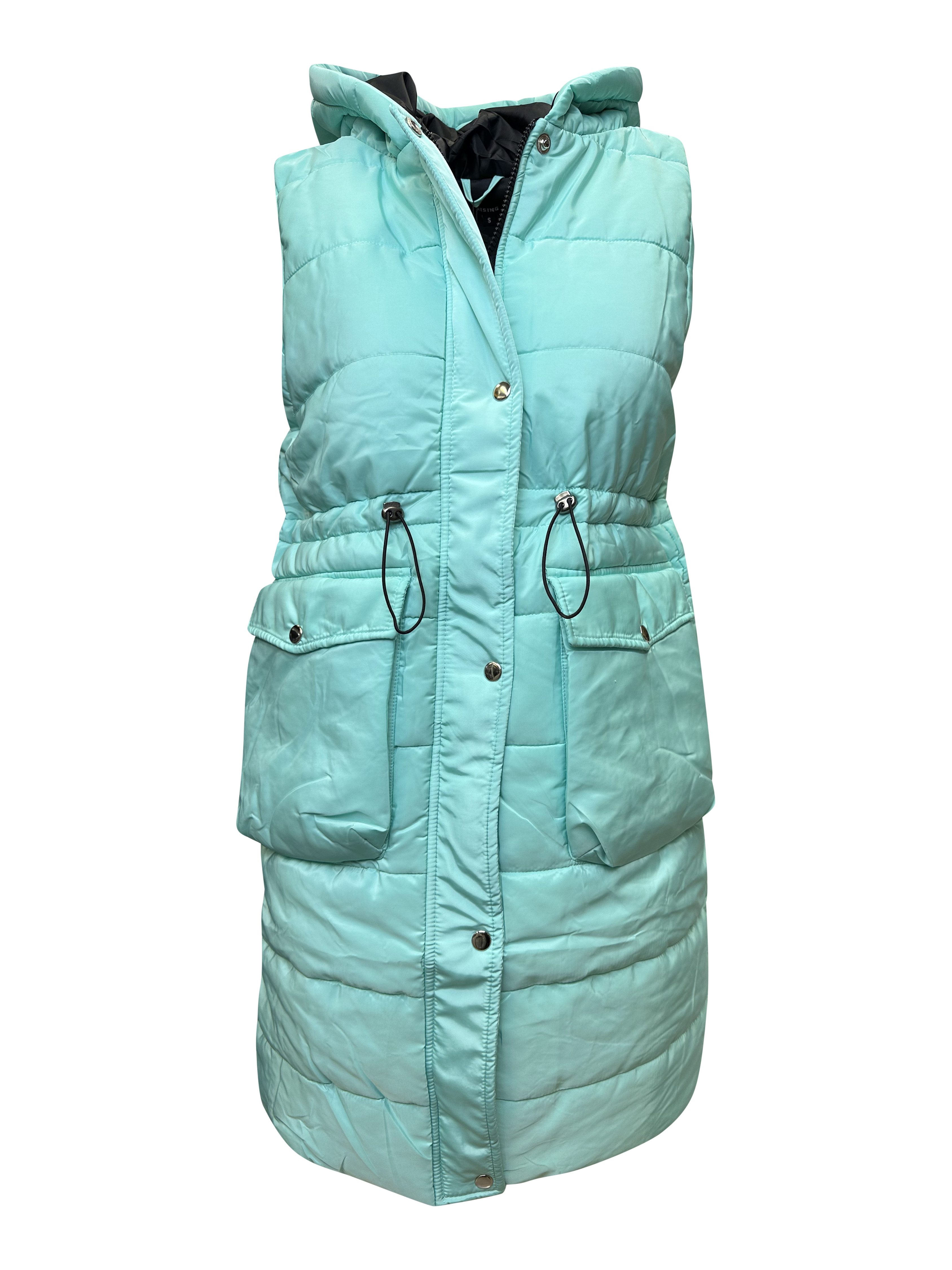 Worldclassca Longweste Worldclassca STEPPWESTE LANG KAPUZE ÄRMELLOS OURDOOR günstig online kaufen