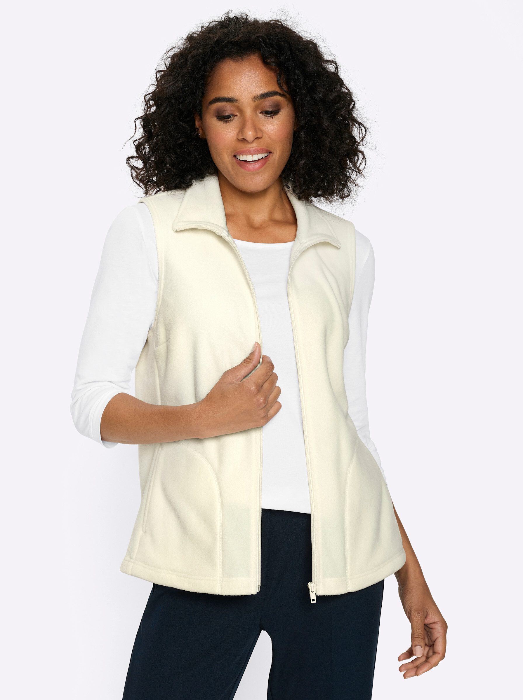 Sieh an! Jerseyweste Fleece-Weste